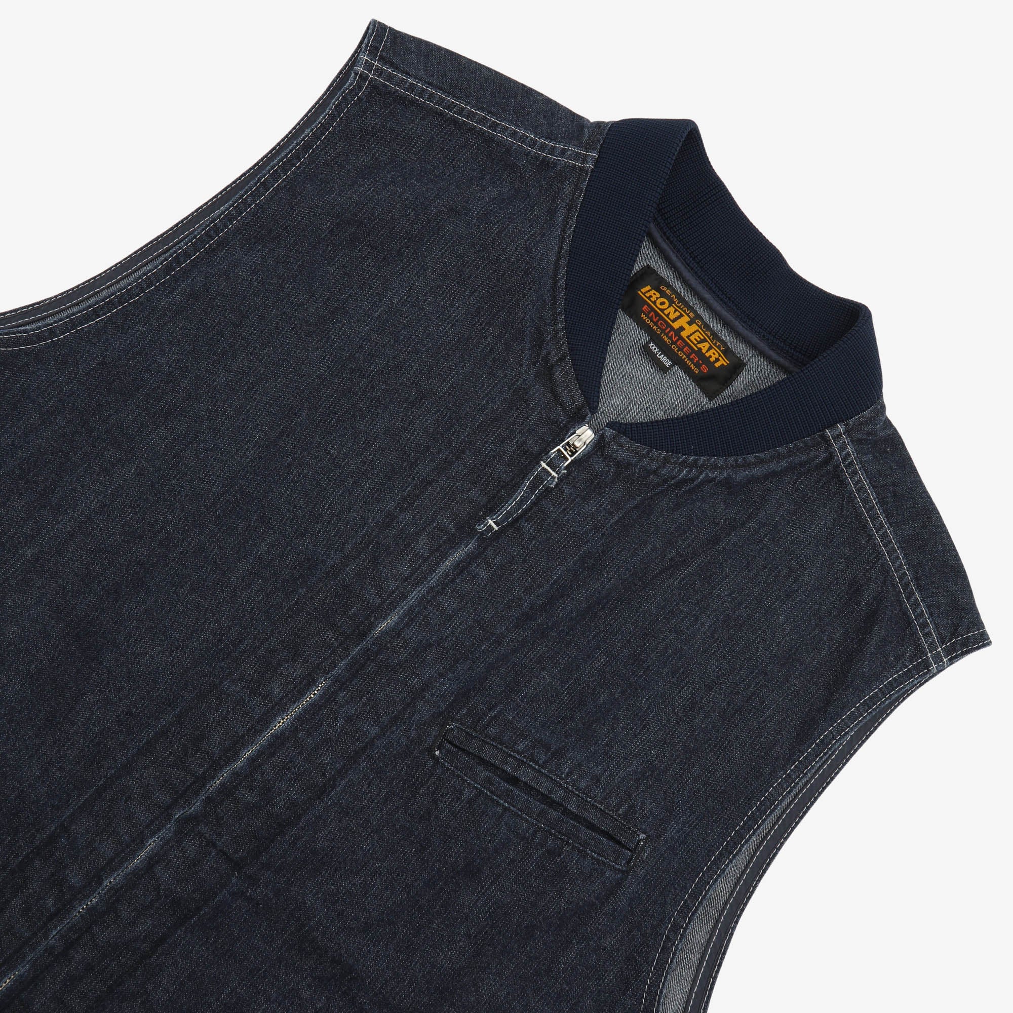 10oz Selvedge Denim Work Vest - Image 3