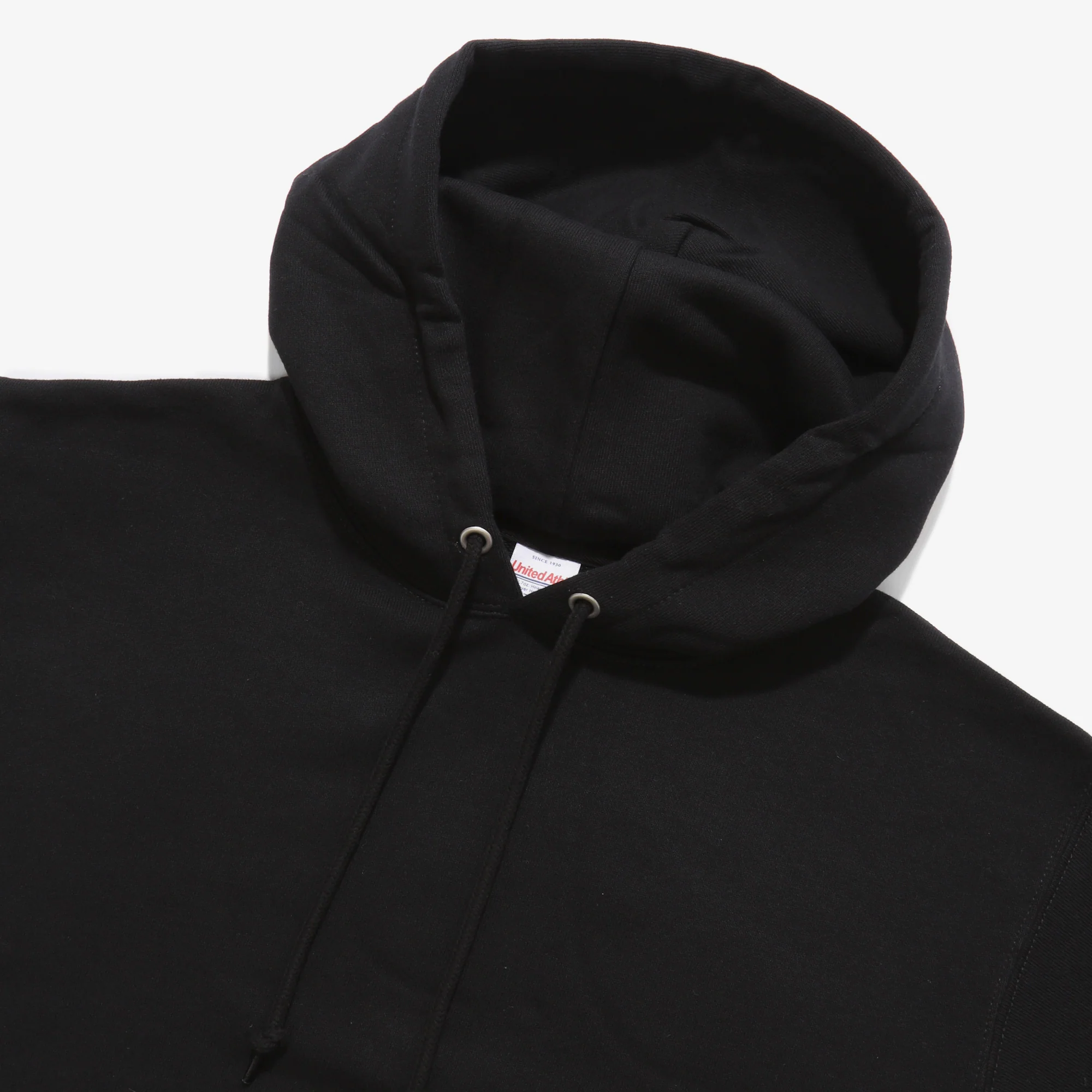 12.7oz Cotton Hoodie (Black) - Image 3