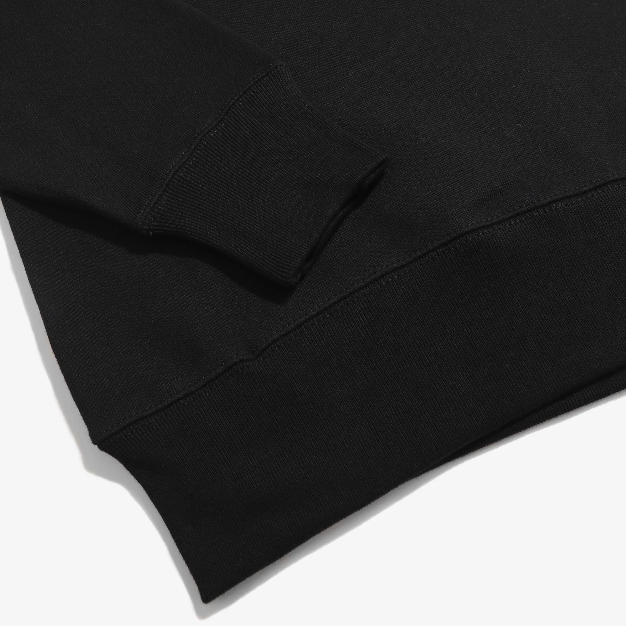 12.7oz Cotton Sweatshirt (Black) - Image 4