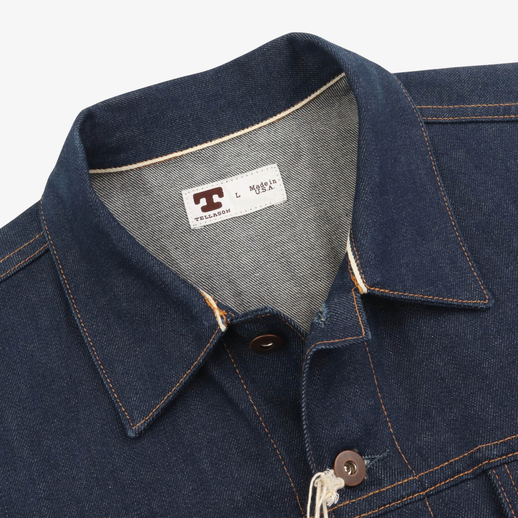 14.47oz Cone Mills White Oak Denim Jacket - Image 3