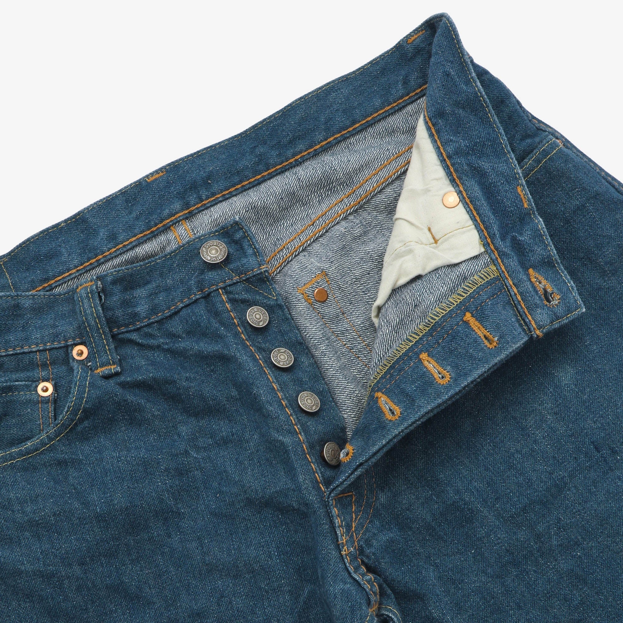 14oz Greencast Denim (33W X 33L) - Image 3