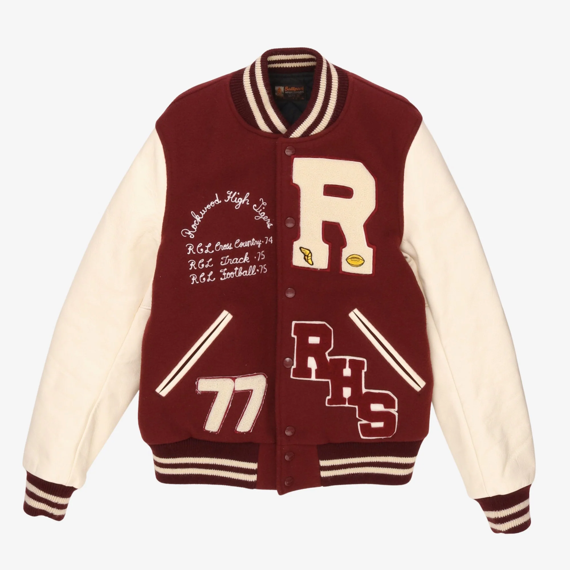 1970s Rockwood Varsity Jacket