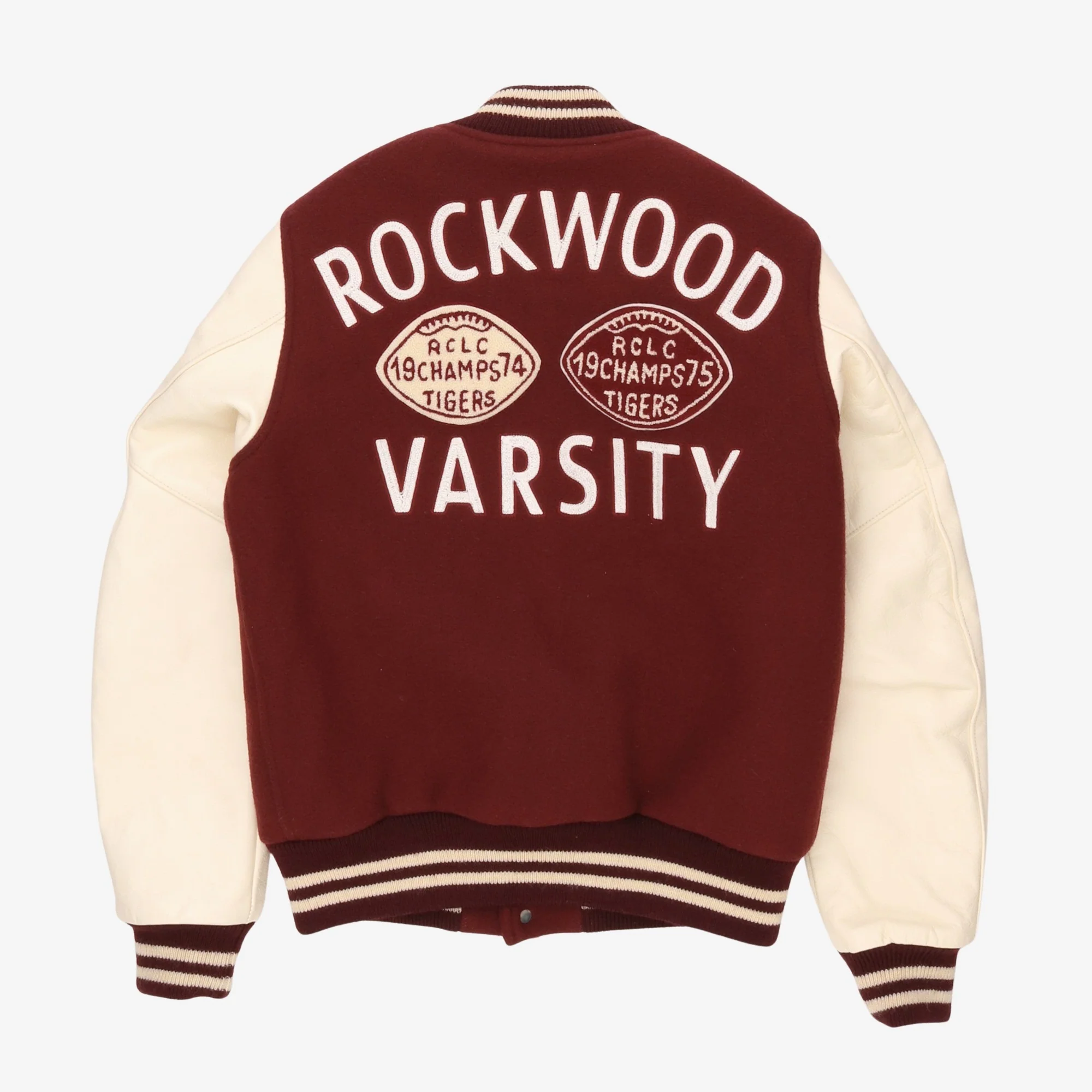 1970s Rockwood Varsity Jacket - Image 2