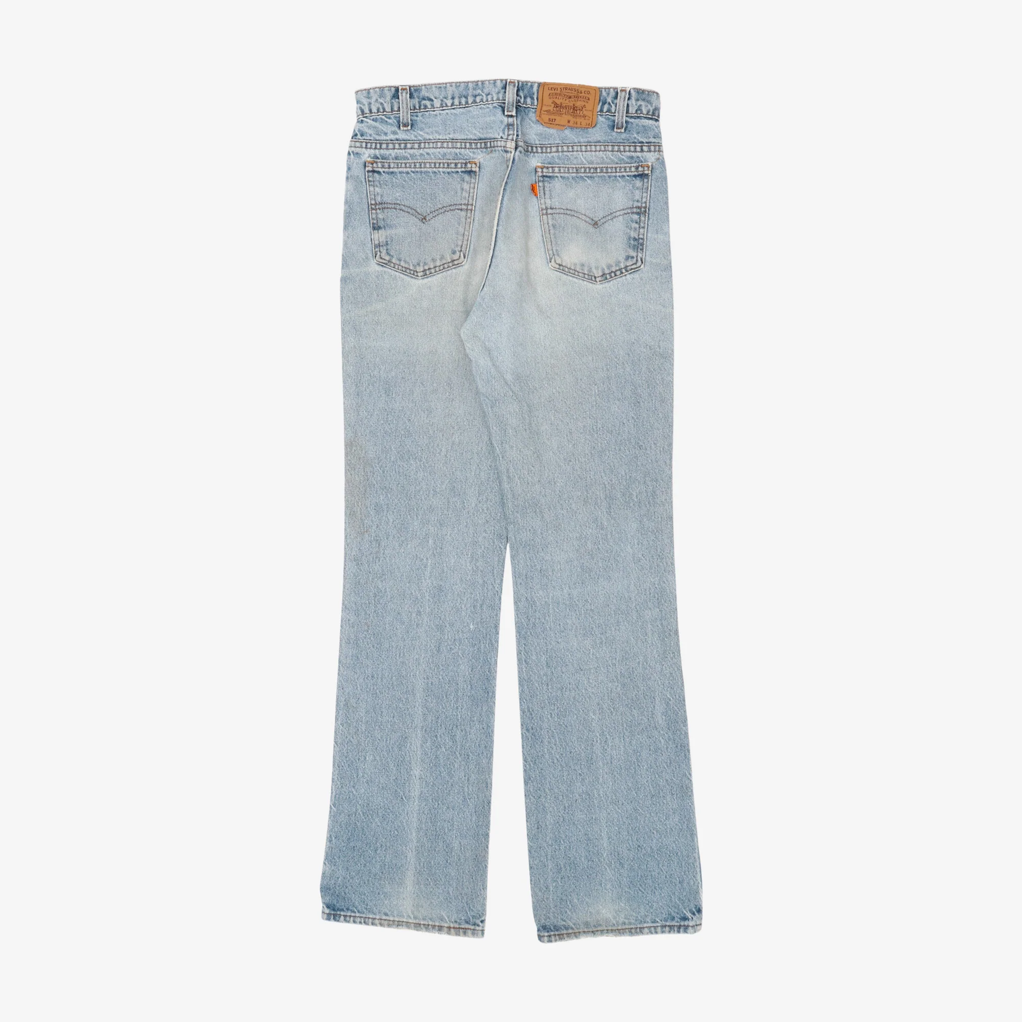 Vintage 517 Bootcut Denim USA (31W X 34L) - Image 2