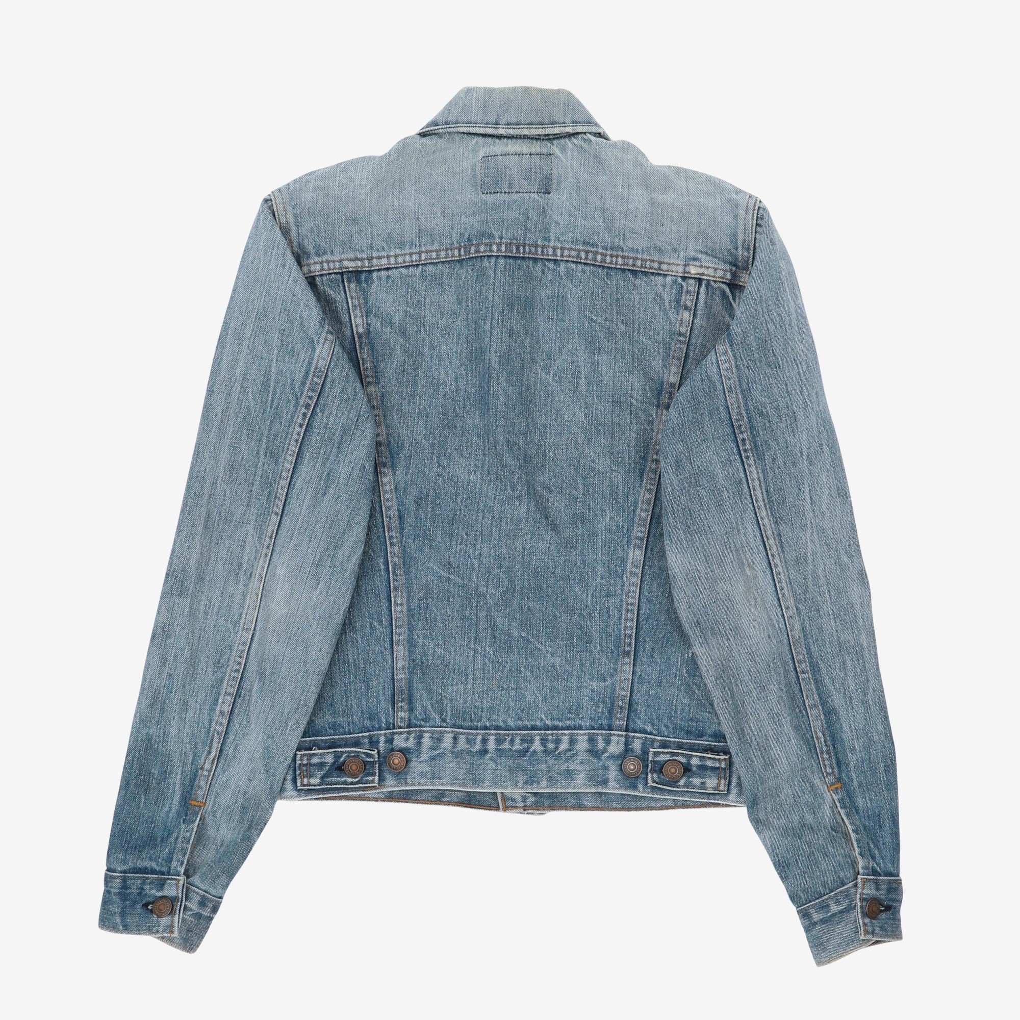 Vintage Denim Trucker Jacket - Image 2