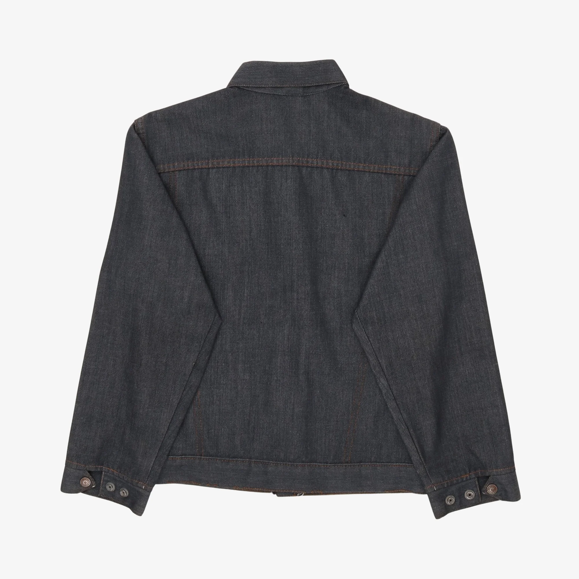 70s Orange Tab Big E Type 3 Denim Jacket - Image 2