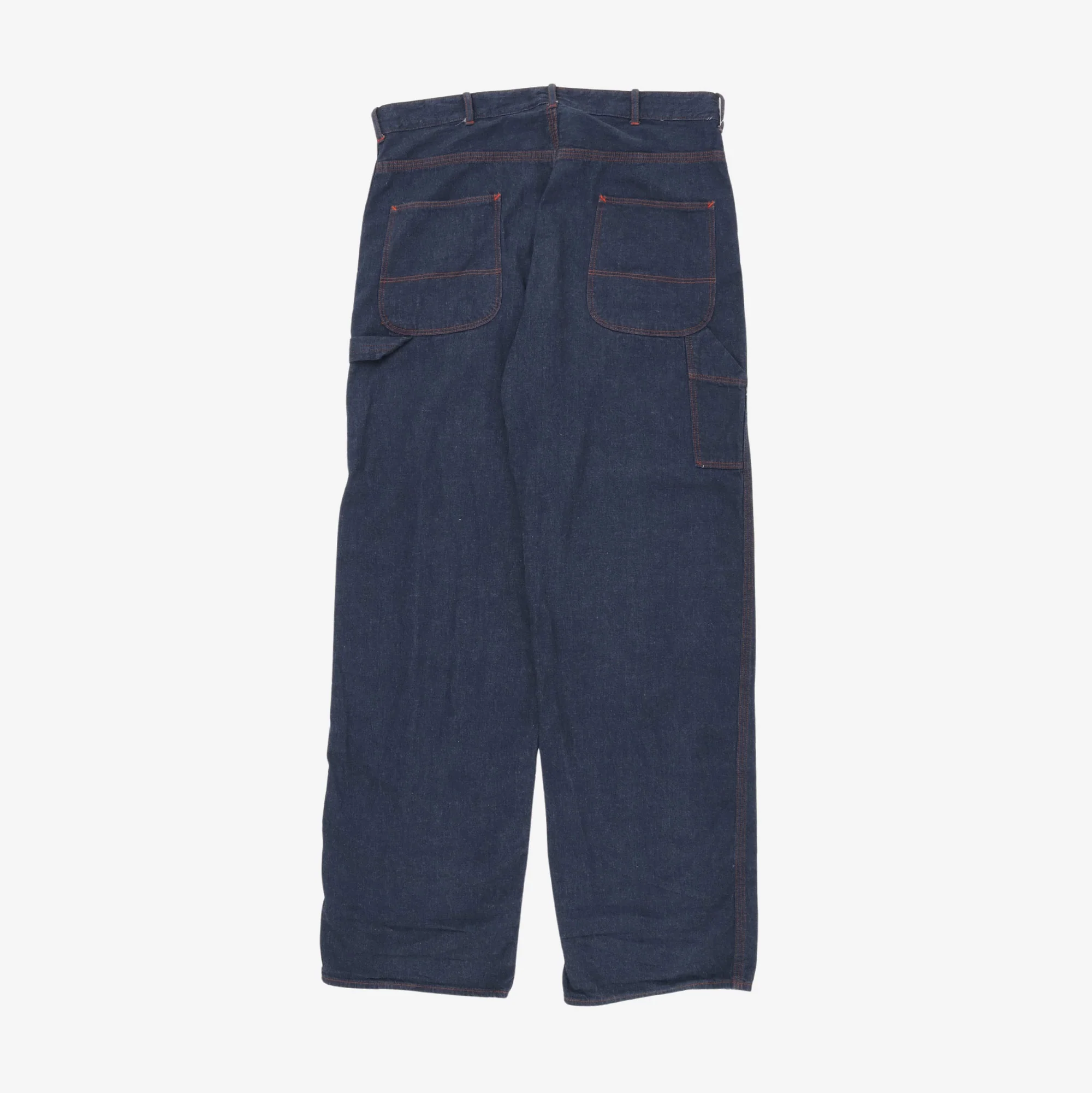 8HU Triple Stitched Denim Work Trousers (36W X 36L) - Image 2