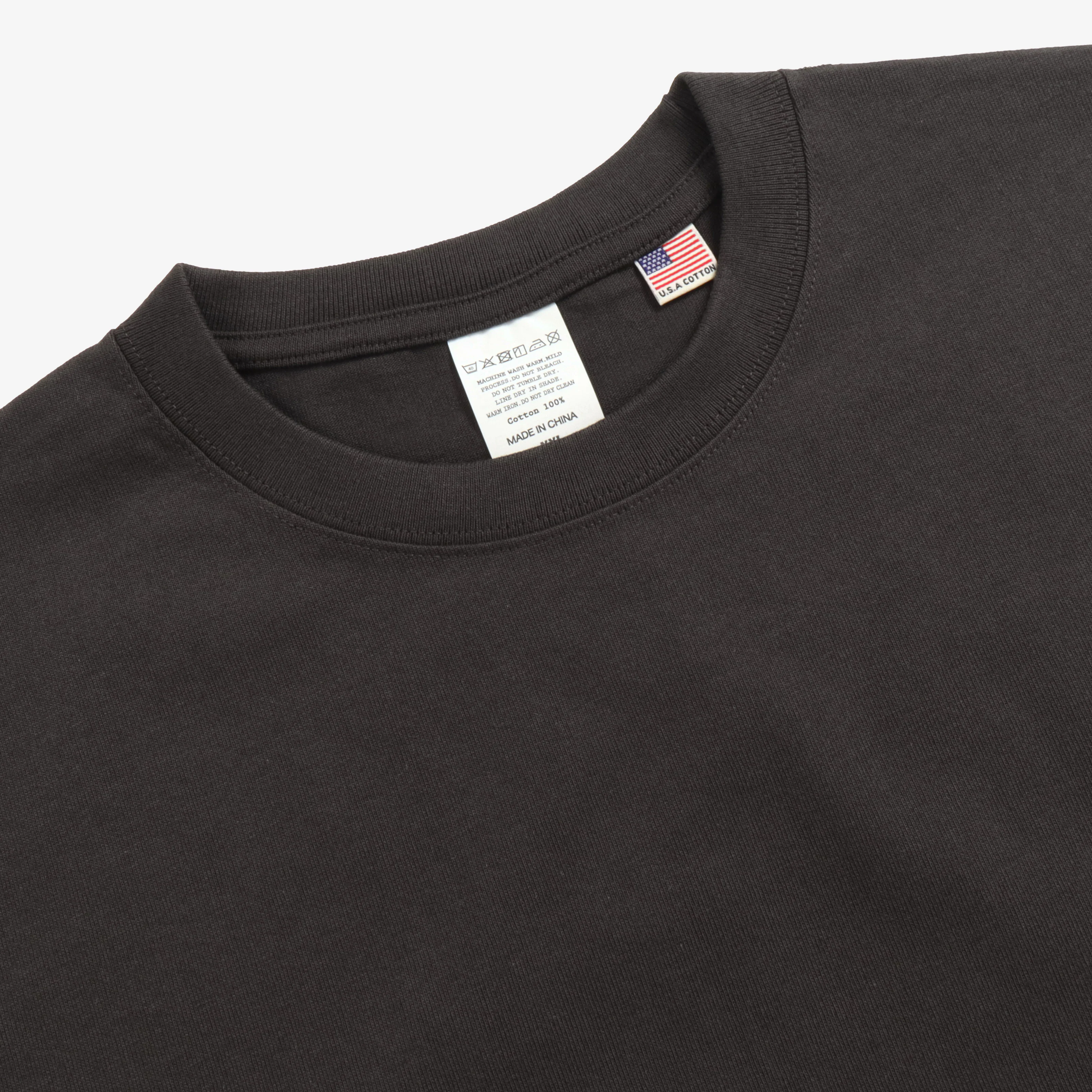 8oz USA Cotton T-Shirt - Sumi - Image 3