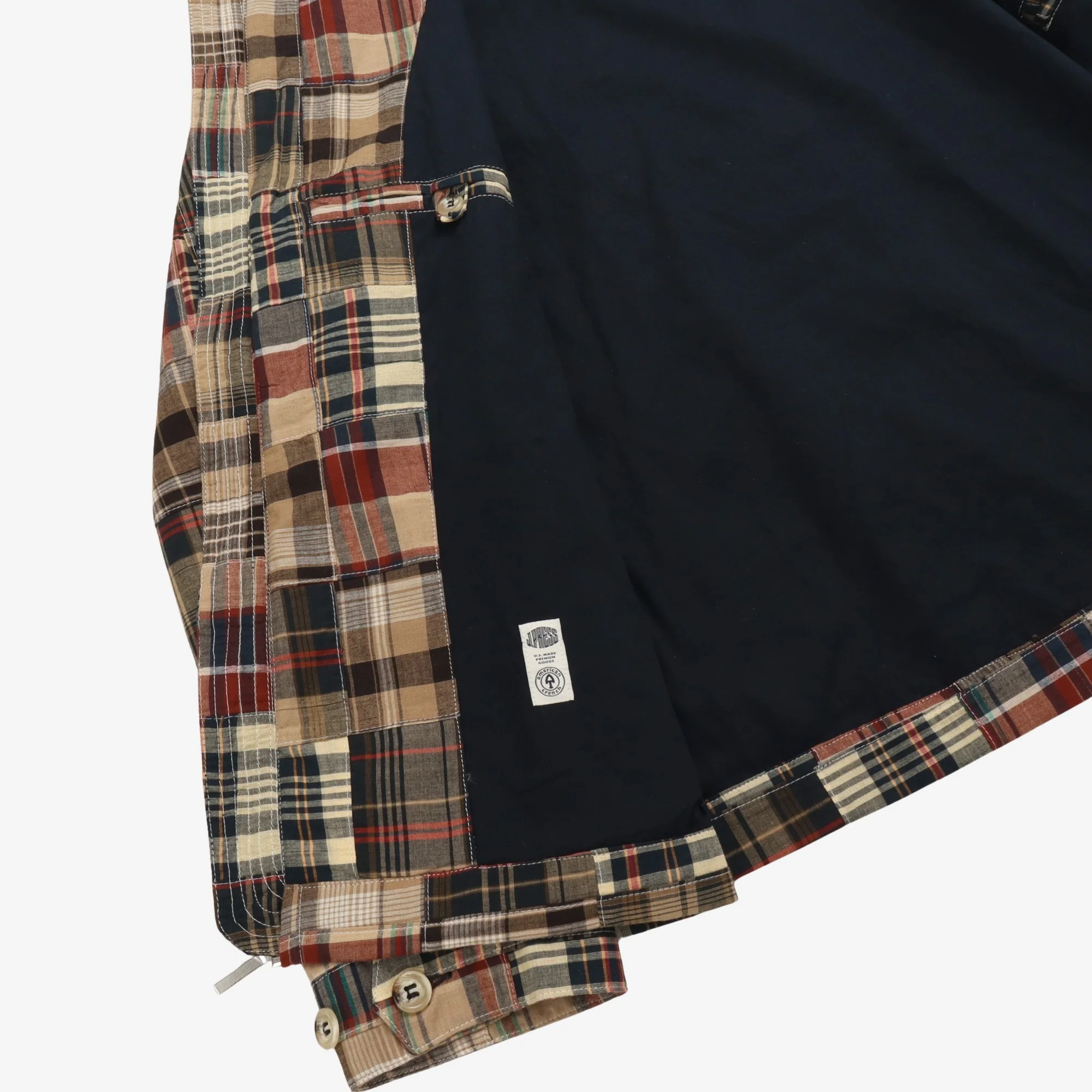 Patchwork Madras Harrington (American Trench) - Image 4