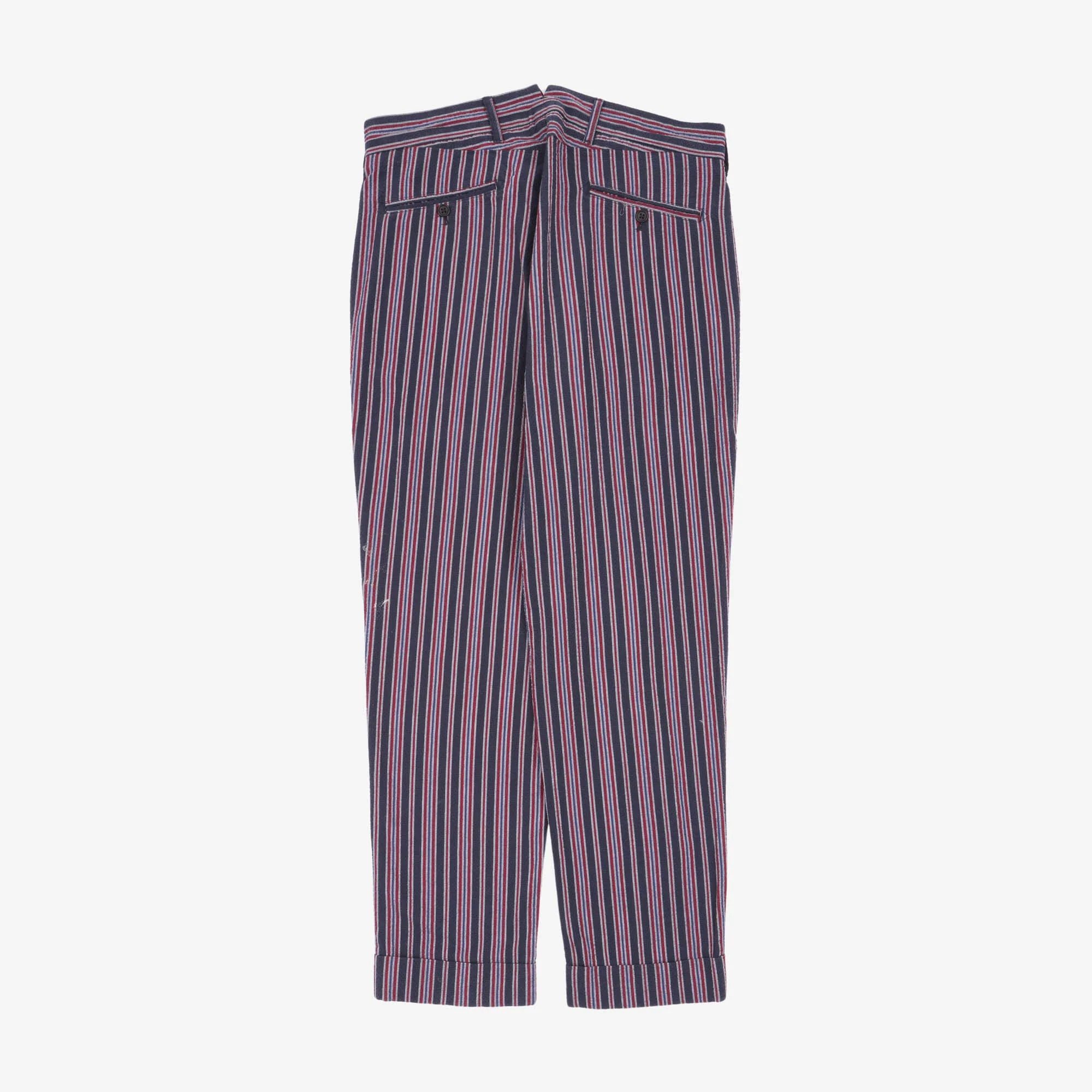 Andover Tapered Seersucker Trousers (34W X 30L) - Image 2