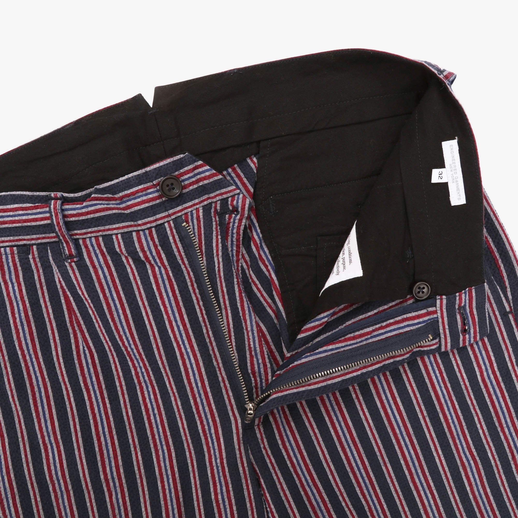 Andover Tapered Seersucker Trousers (34W X 30L) - Image 3