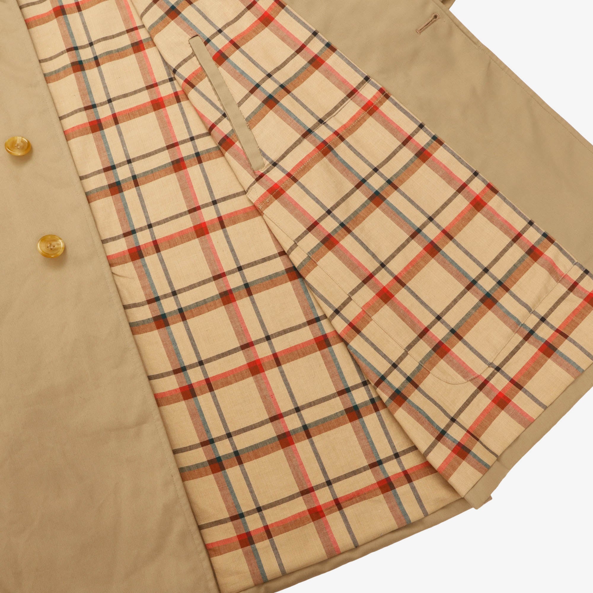 Vintage Aqua 5 Trench Coat - Image 4