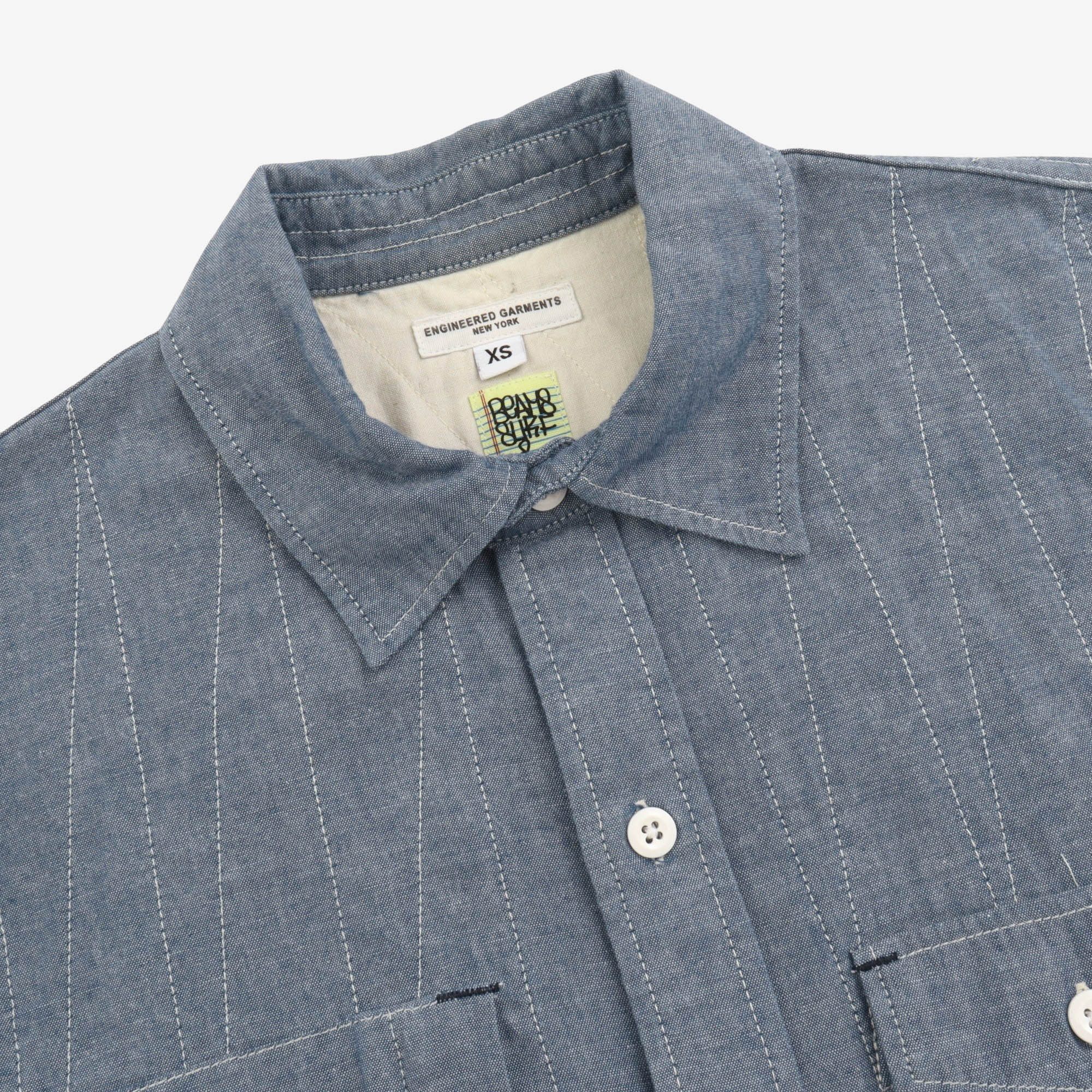 Beams Plus Chambray Work Shirt - Image 3