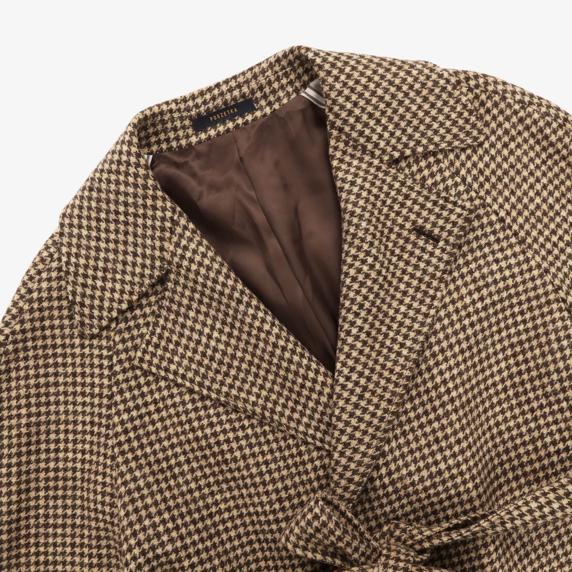 Belted Houndstooth Overcoat - Image 3