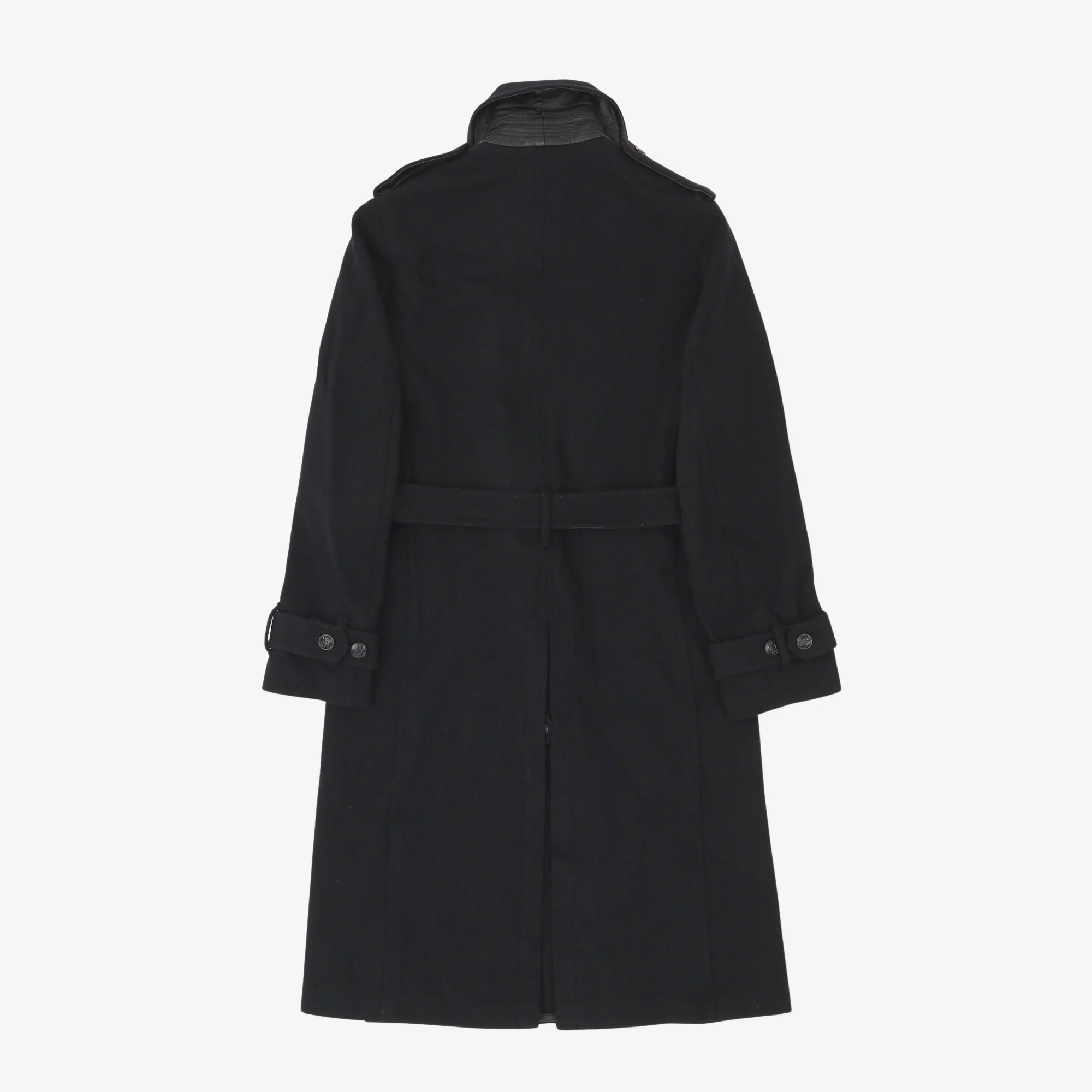 Belted Wool Trench Coat - Image 2