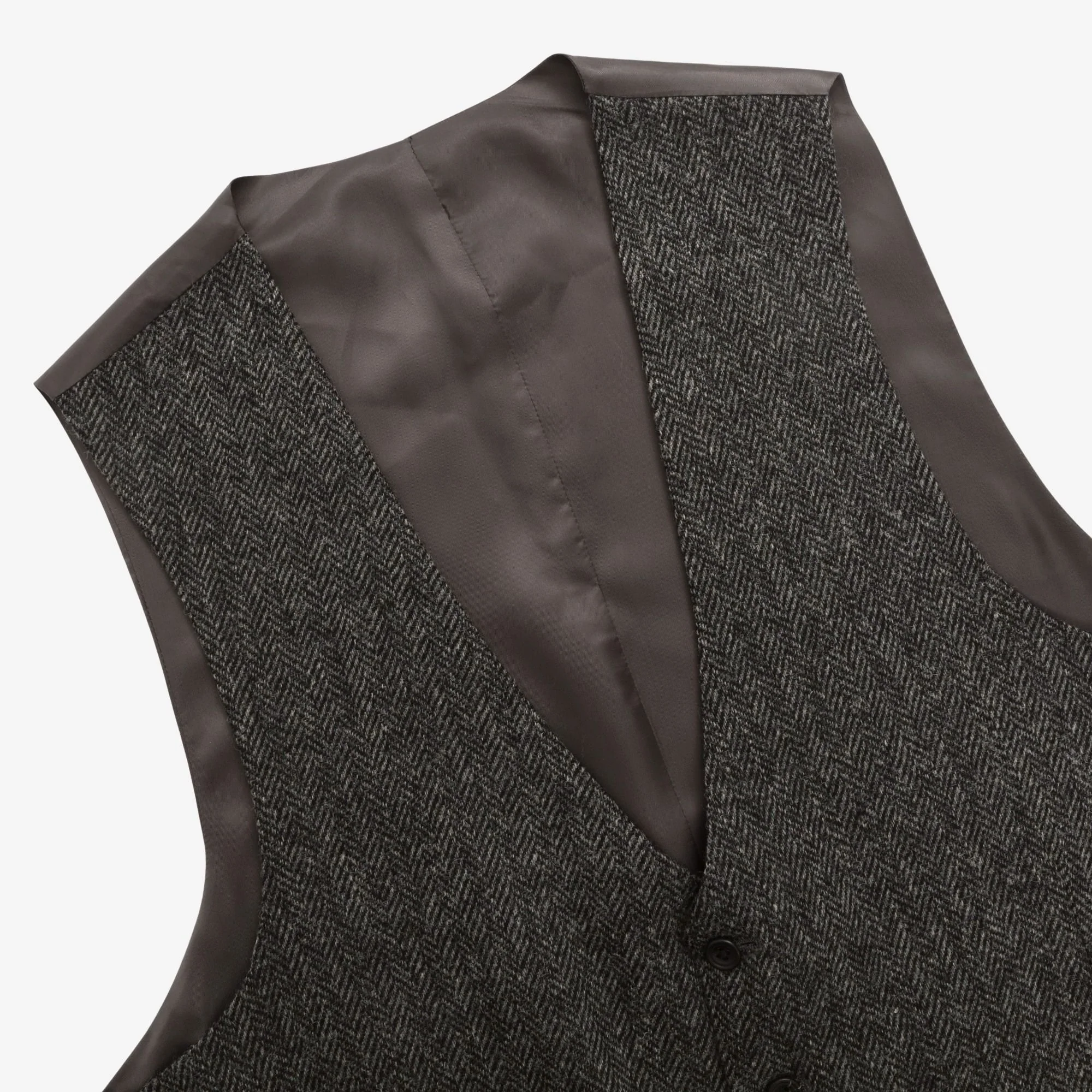 Bespoke HBT Wool Waistcoat - Image 3