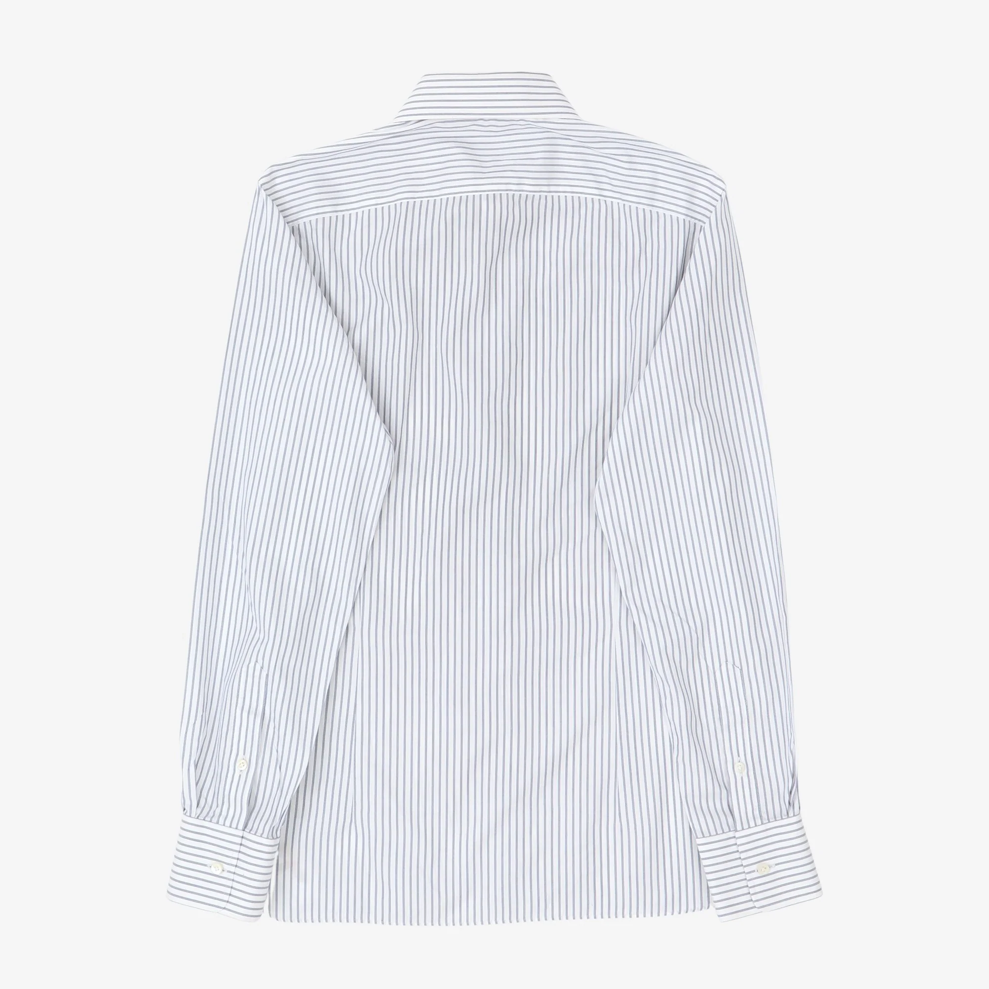 Bespoke Spread Collar Bengal Stripe Shirt - Image 2