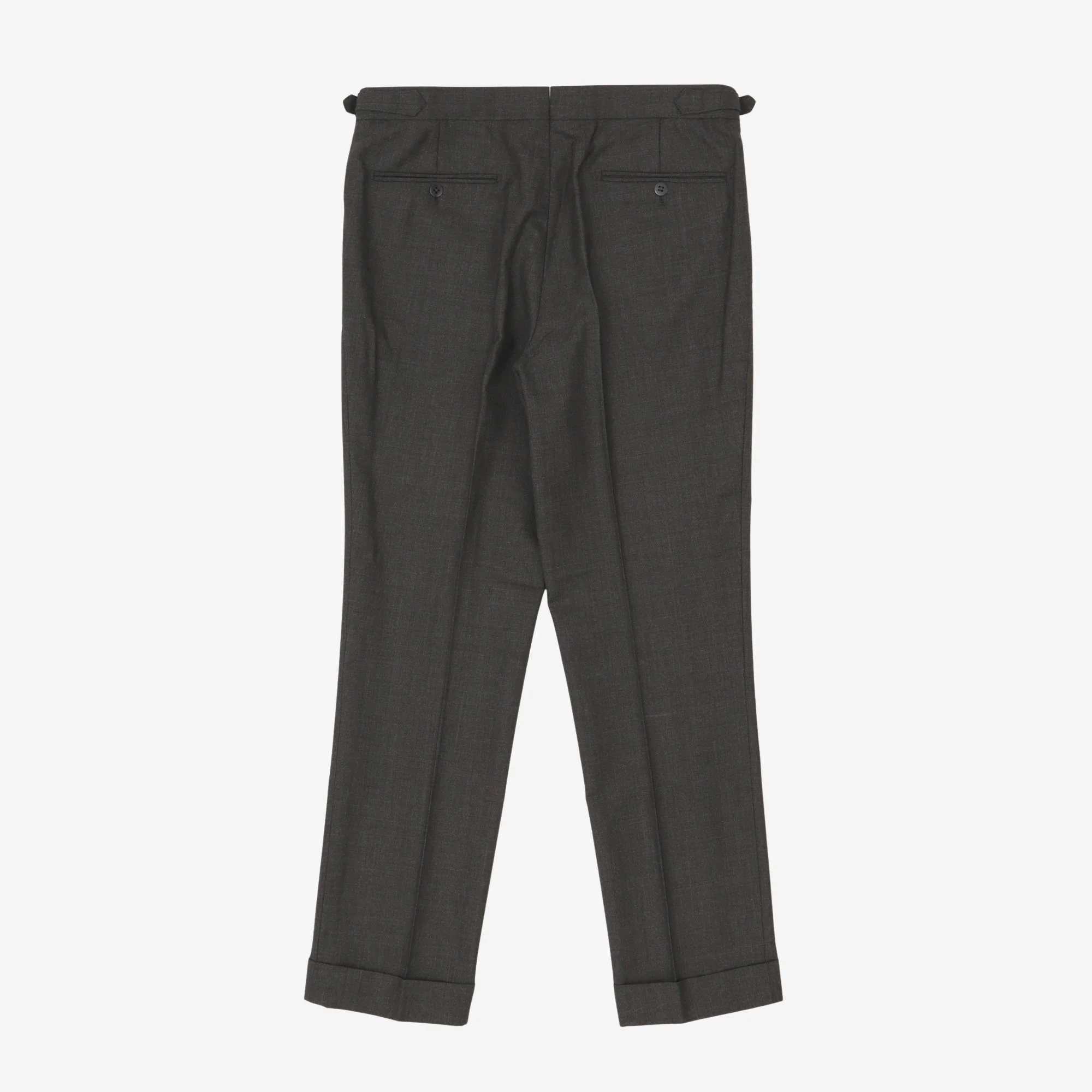 Bespoke Wool Tailored Trousers (32W X 28L) - Image 2