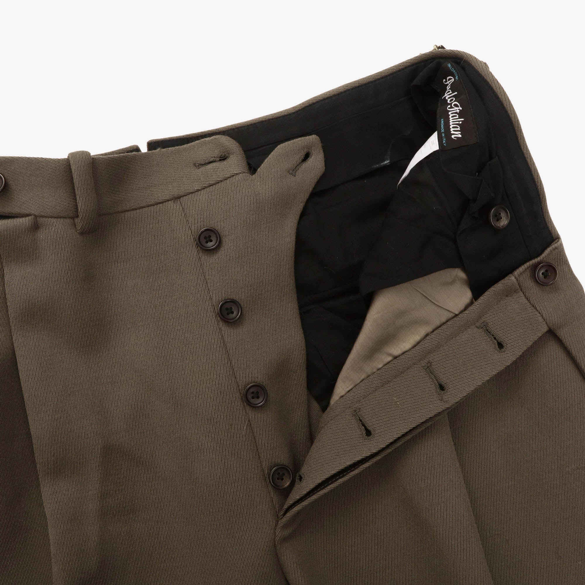 Wool Tailored Trousers - Image 3