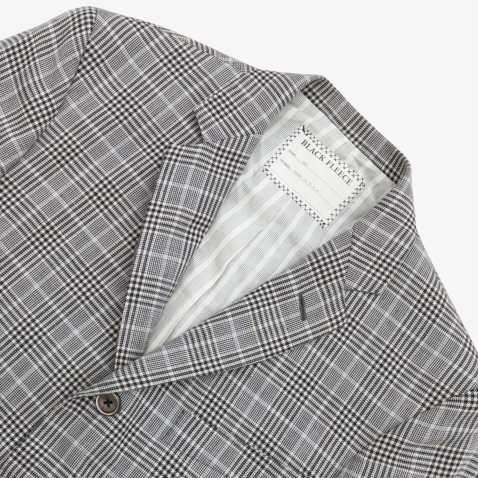 Black Fleece Glen Check Blazer - Image 3