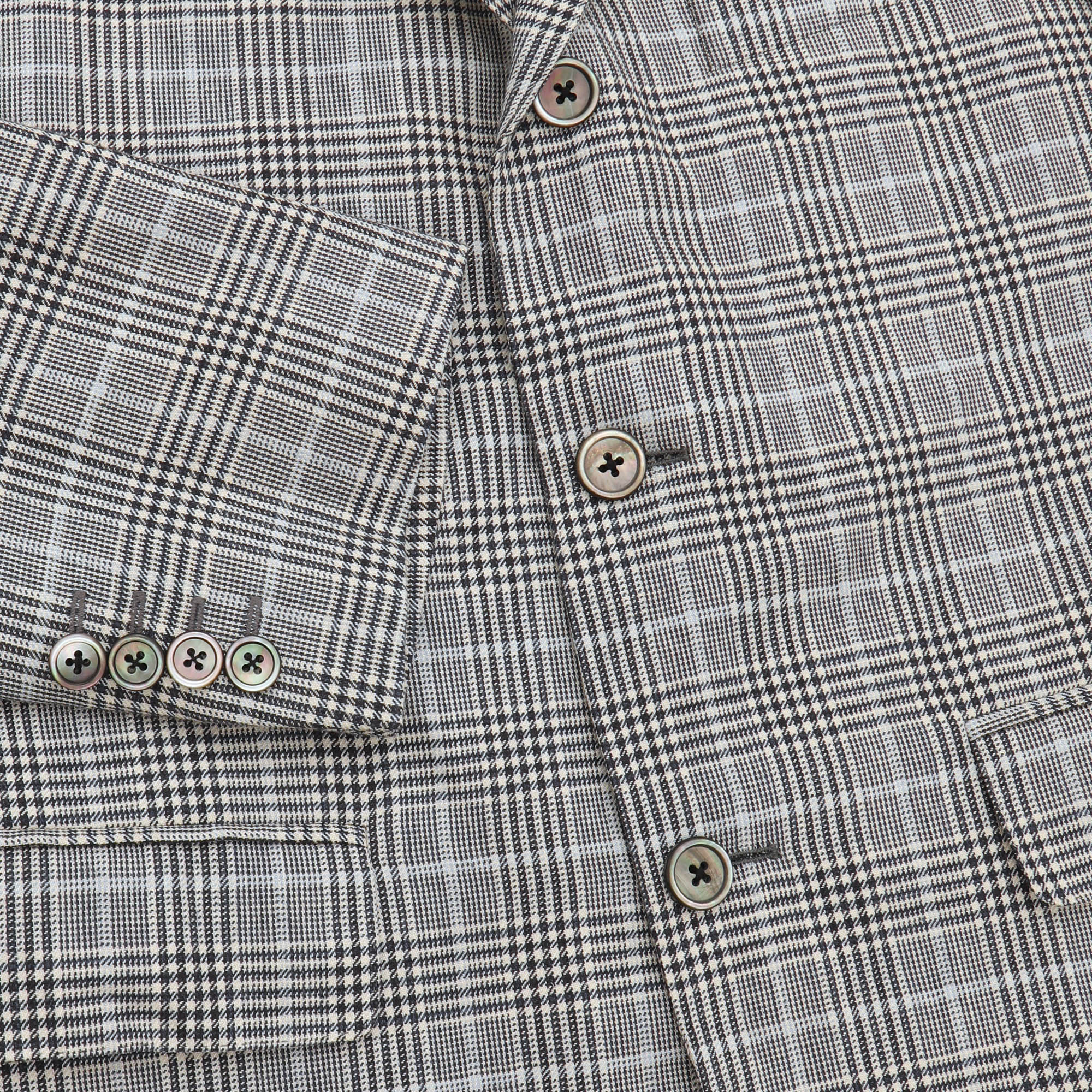 Black Fleece Glen Check Blazer - Image 4