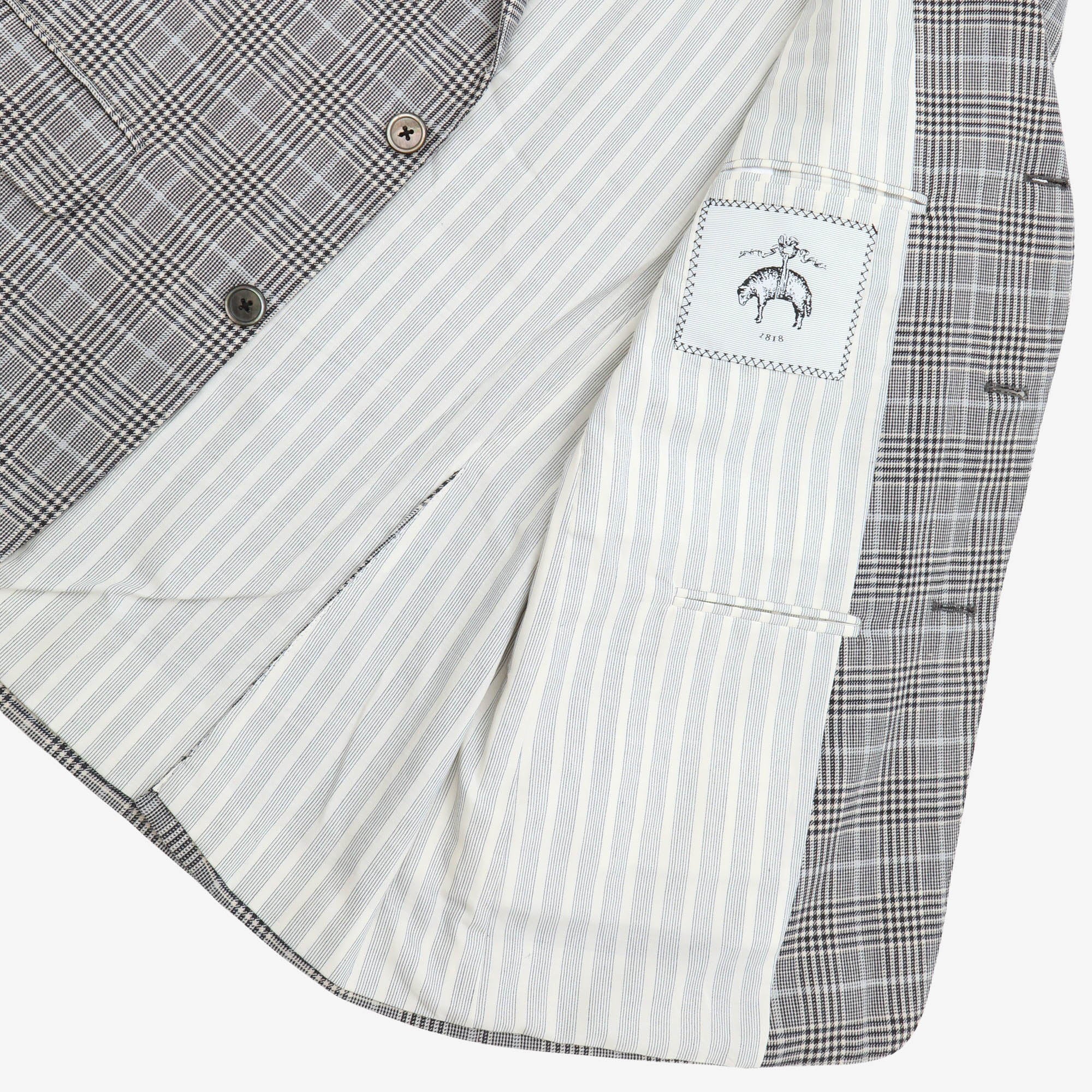 Black Fleece Glen Check Blazer - Image 5