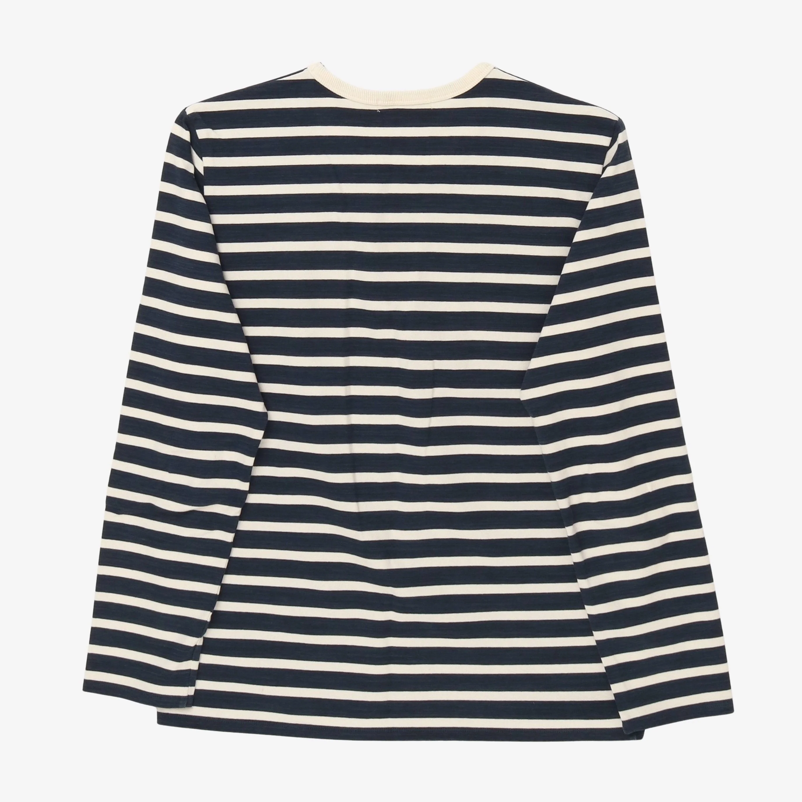 Boat Neck Stripe LS Tee - Image 2
