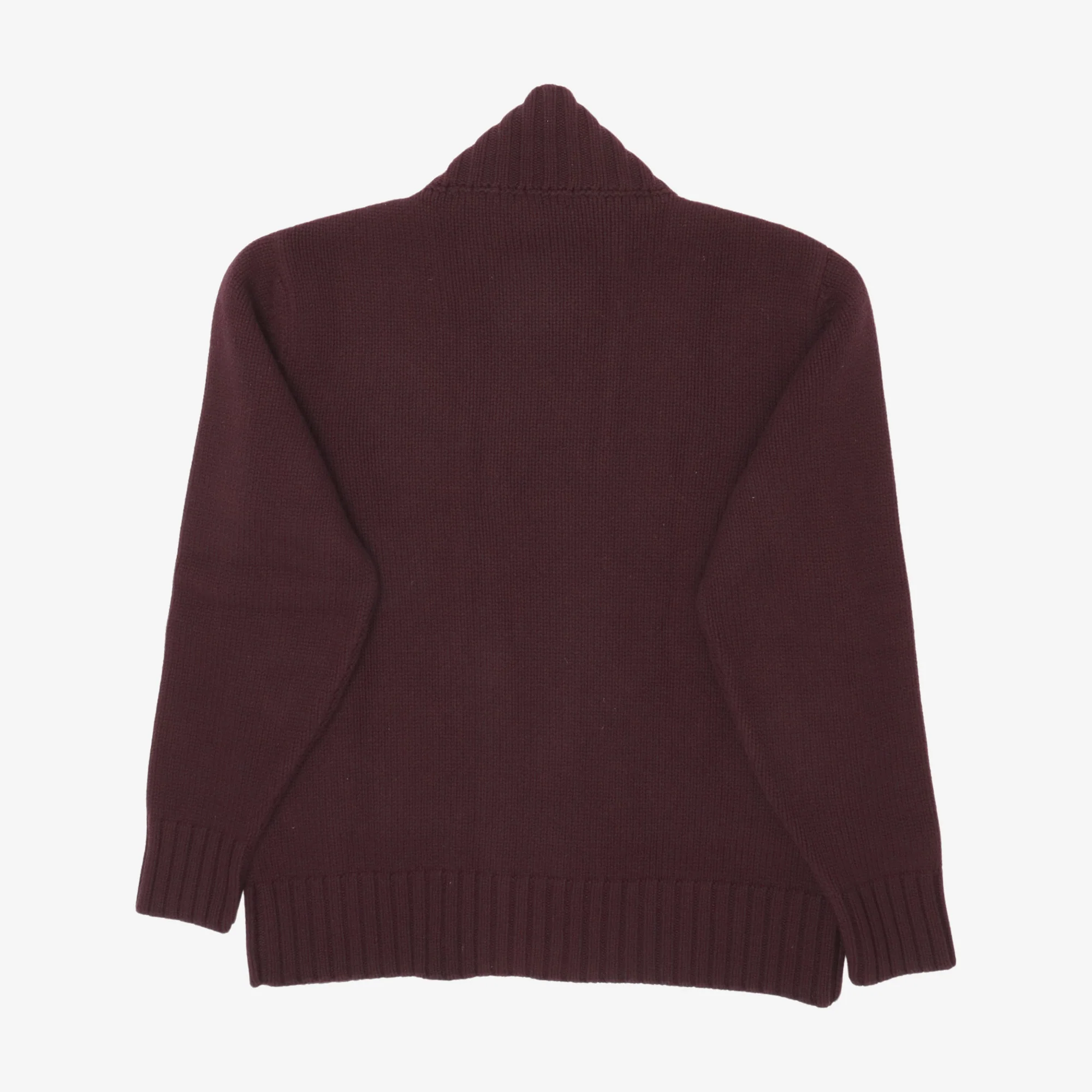 Bordeaux Pure Cashmere Cardigan - Image 2