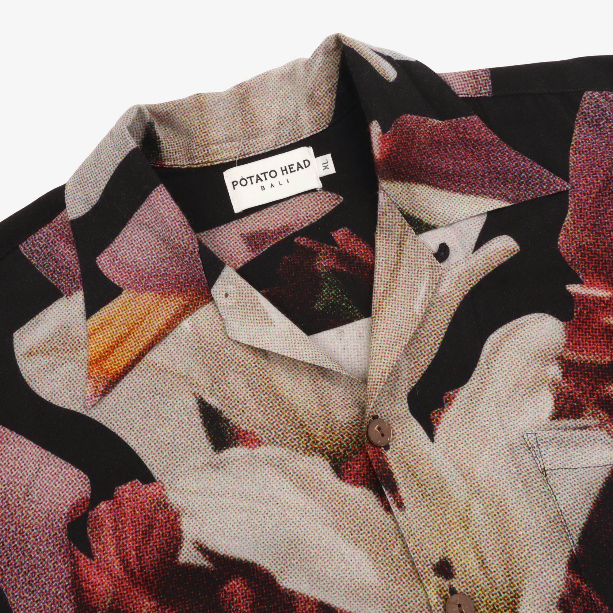 SS Botanical Print Shirt - Image 3
