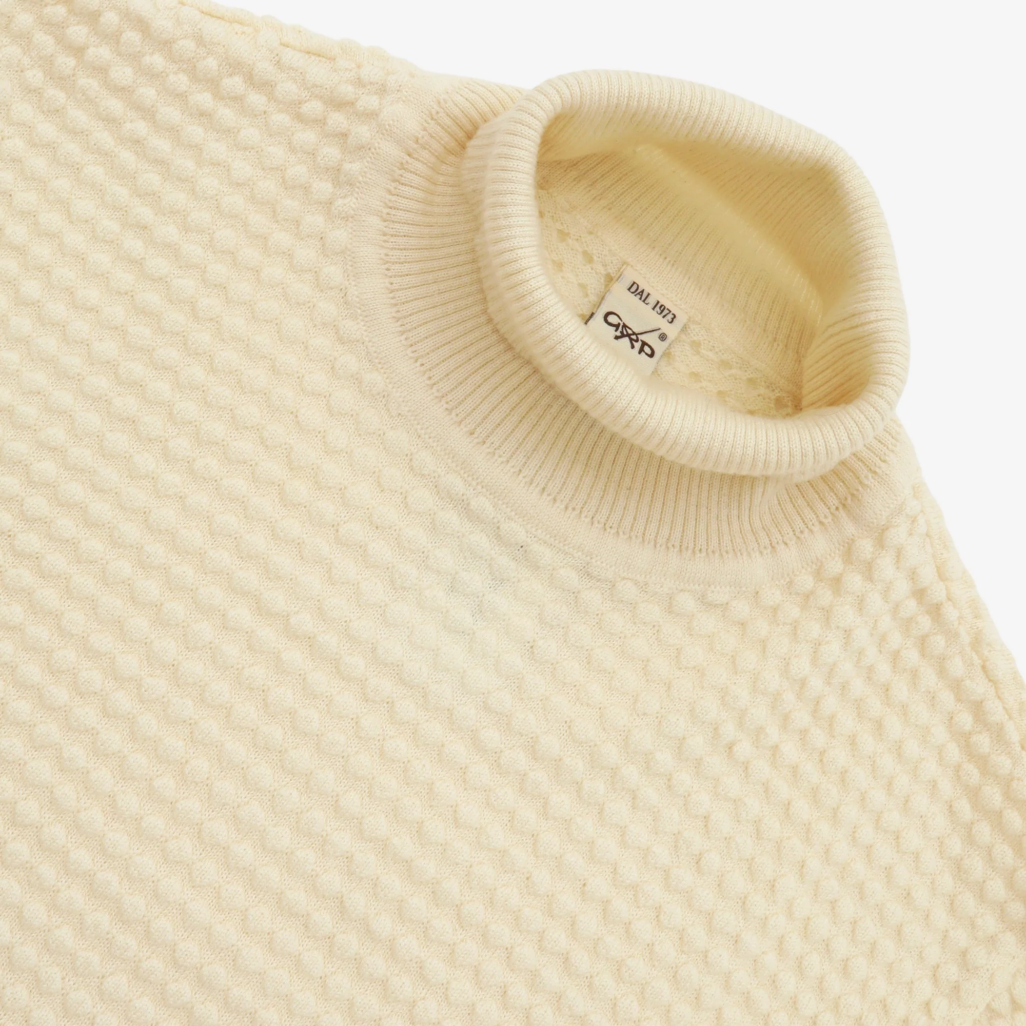 Bubble Knit Roll Neck Sweater - Image 3