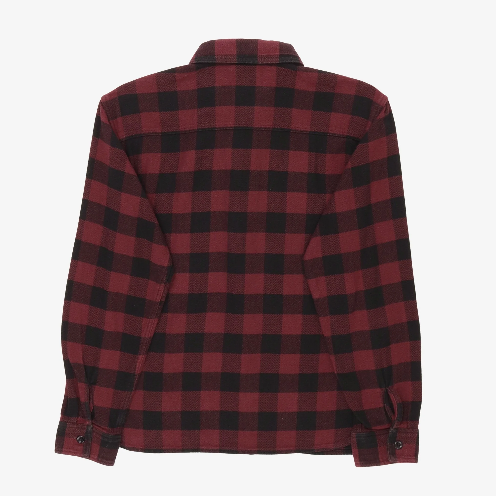 Buffalo Check Flannel Work Shirt - Image 2