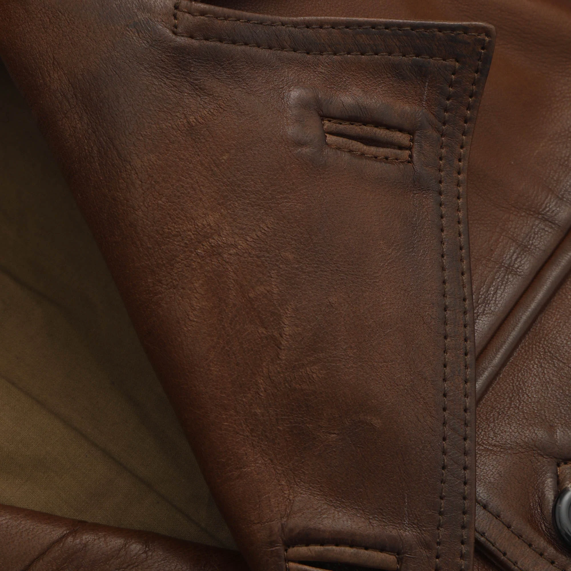 Burnished Leather Jacket - Image 5