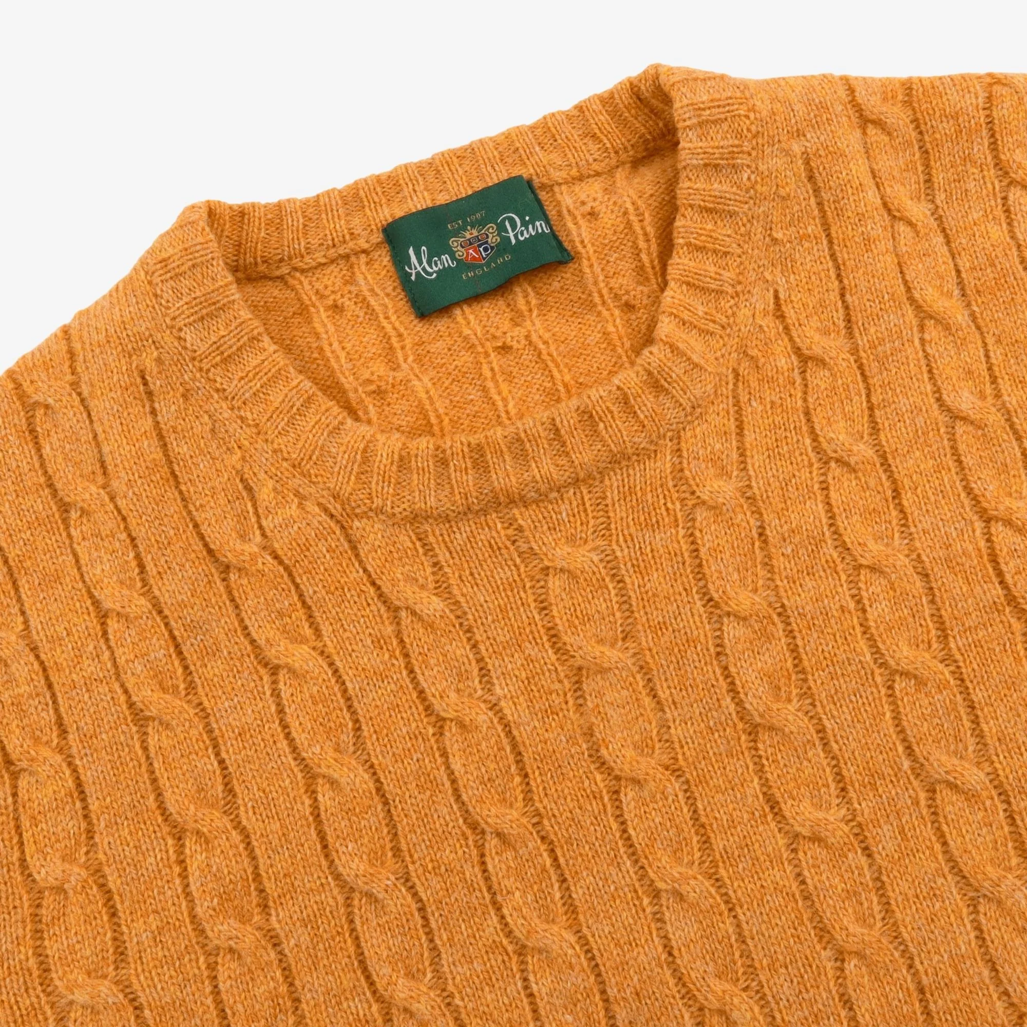 Cable Knit Wool Sweater - Image 3