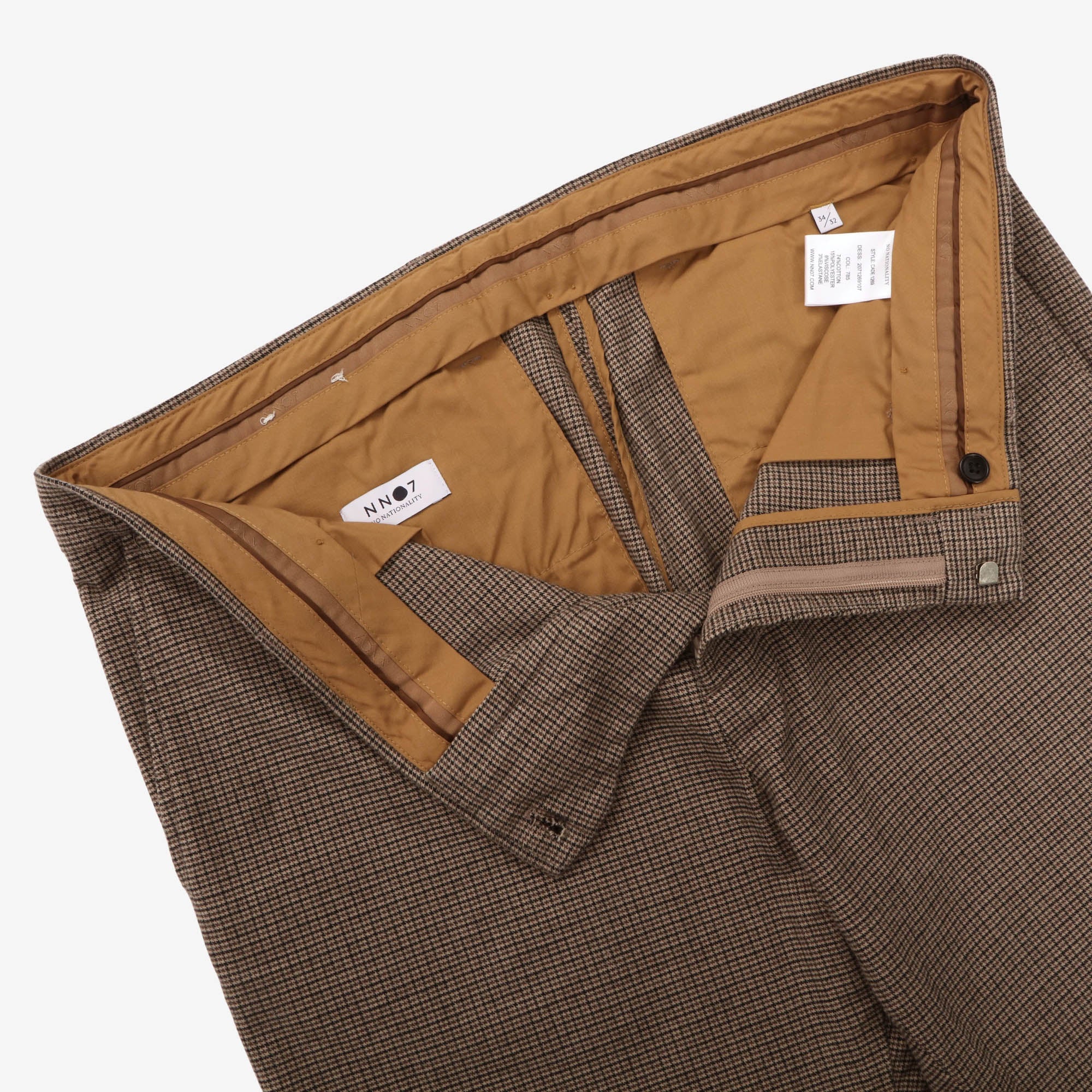 Cade 1269 Houndstooth Trousers (37W X 30.5L) - Image 3