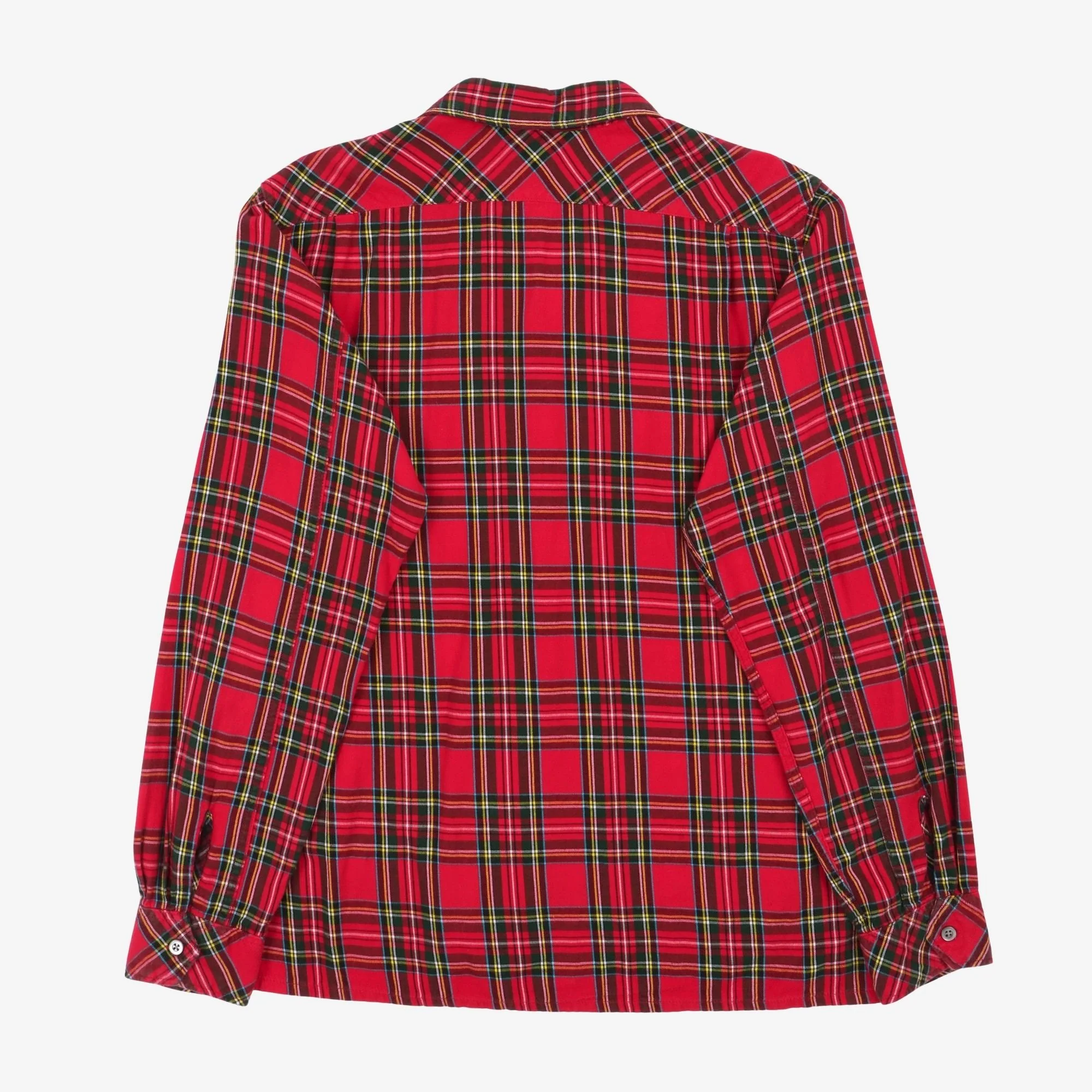 Camp Collar Tartan Shirt - Image 2