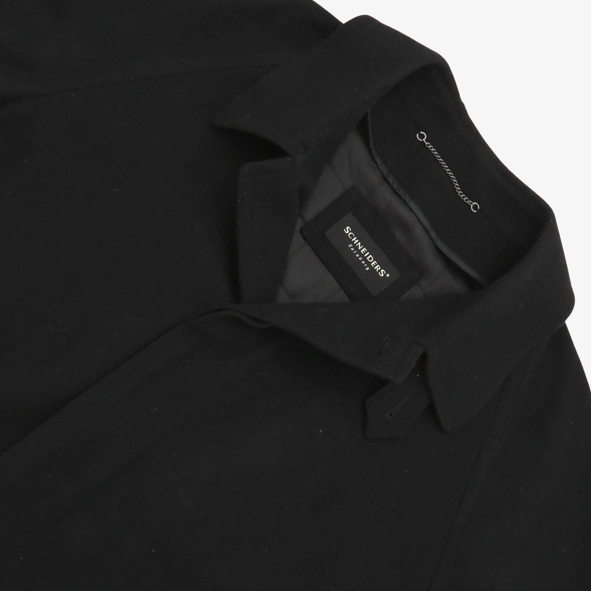 Vintage Cashmere Blend Balmacaan Coat - Image 3