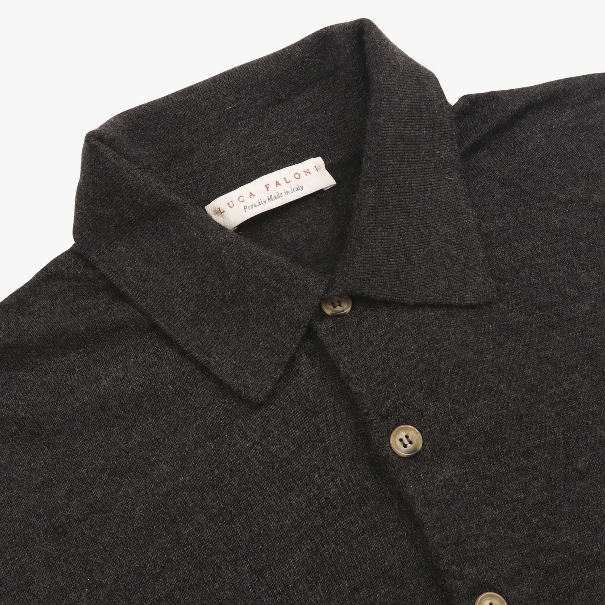 Cashmere Blend Knitted Polo - Image 3
