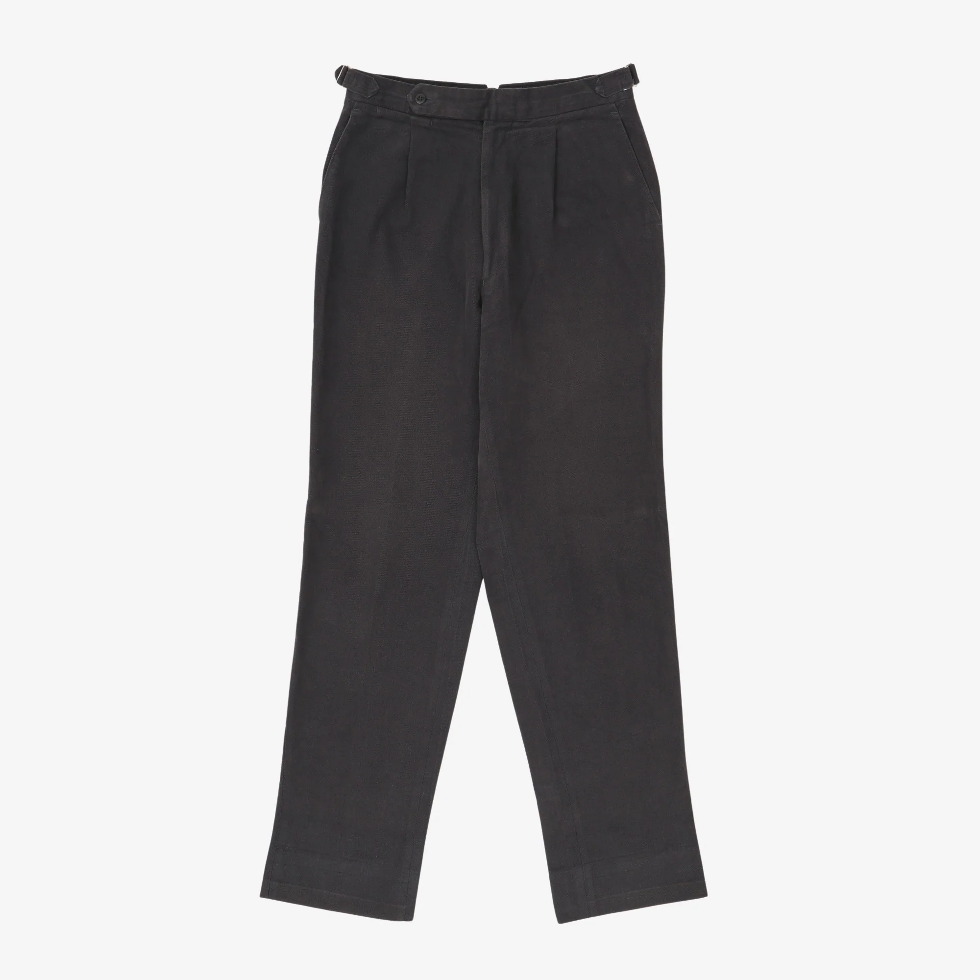 Cavalry Twill Pleated Trousers (30W X 32L)