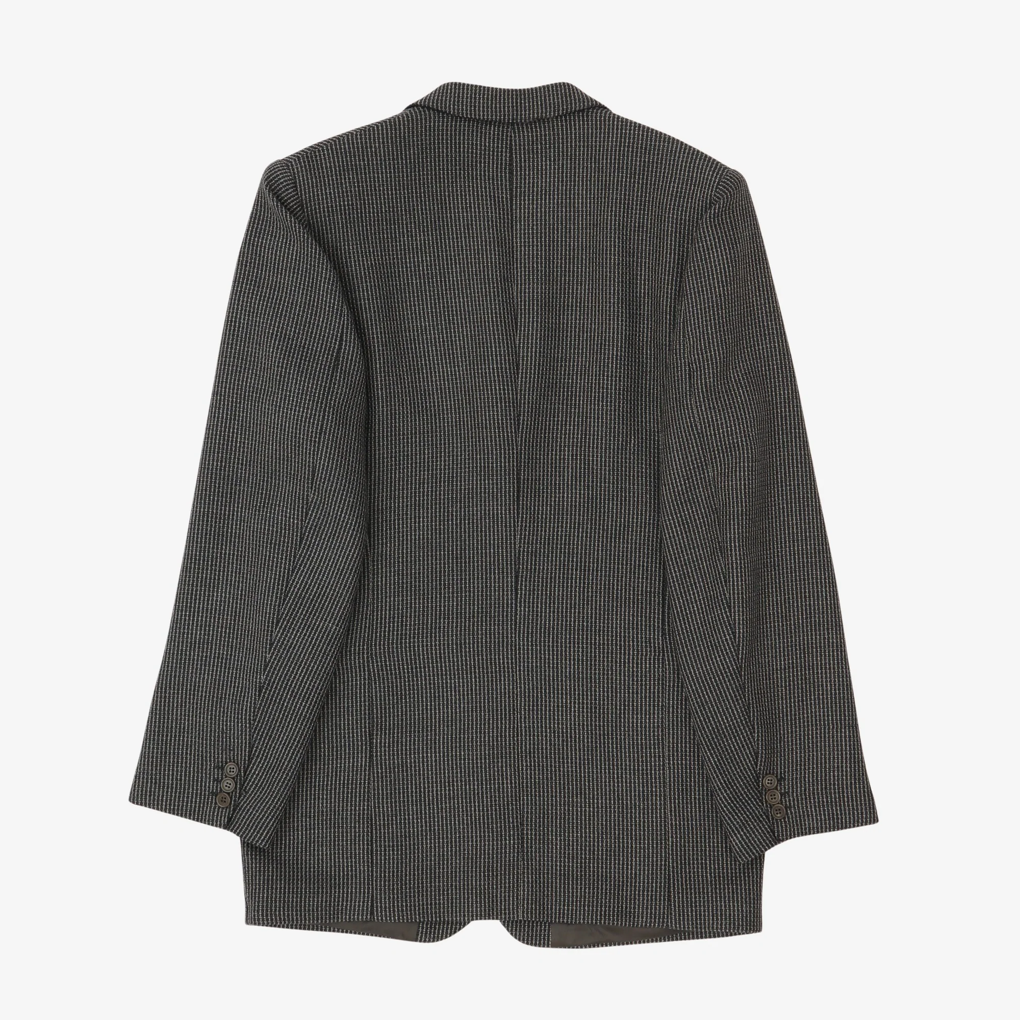 Vintage Check Blazer - Image 2