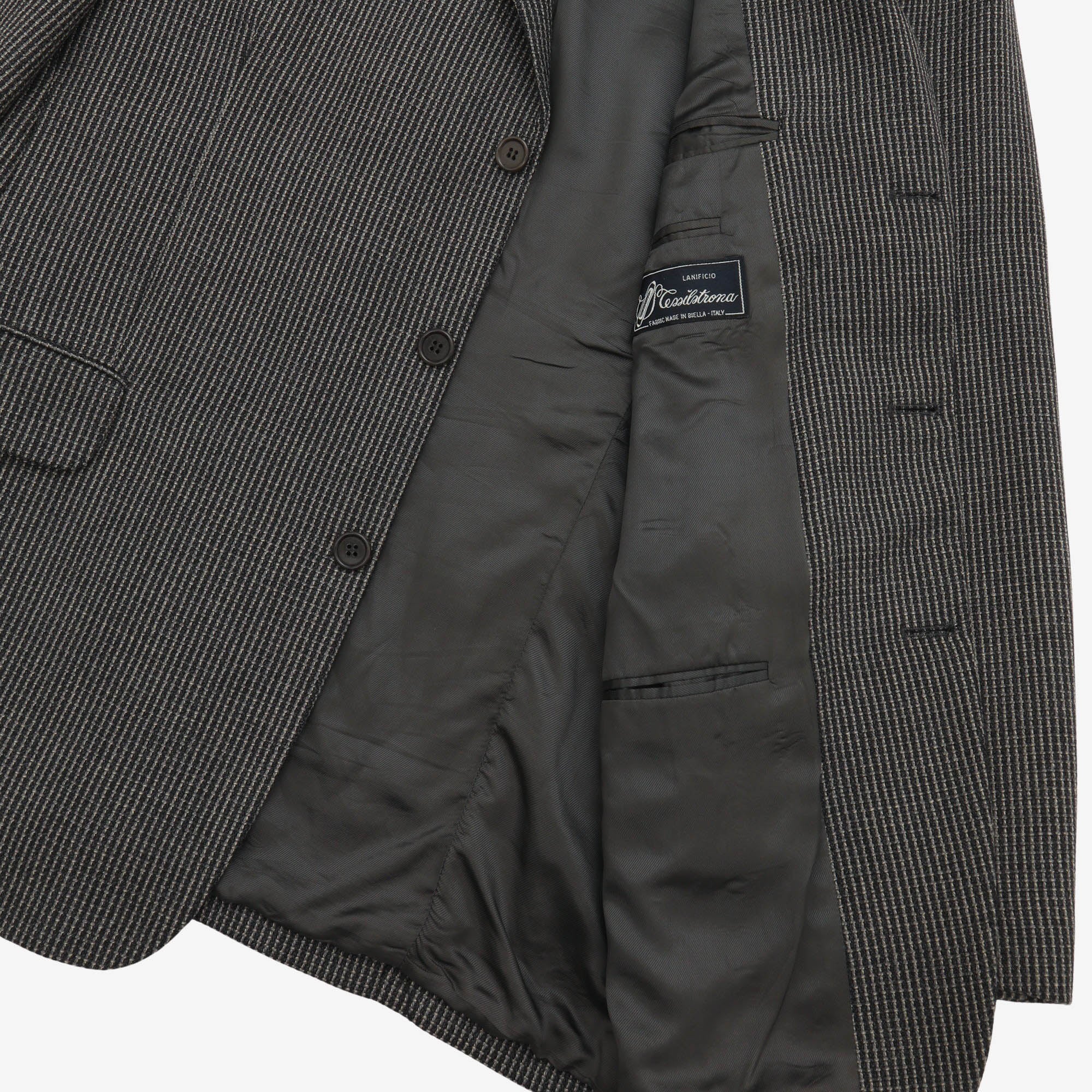 Vintage Check Blazer - Image 4