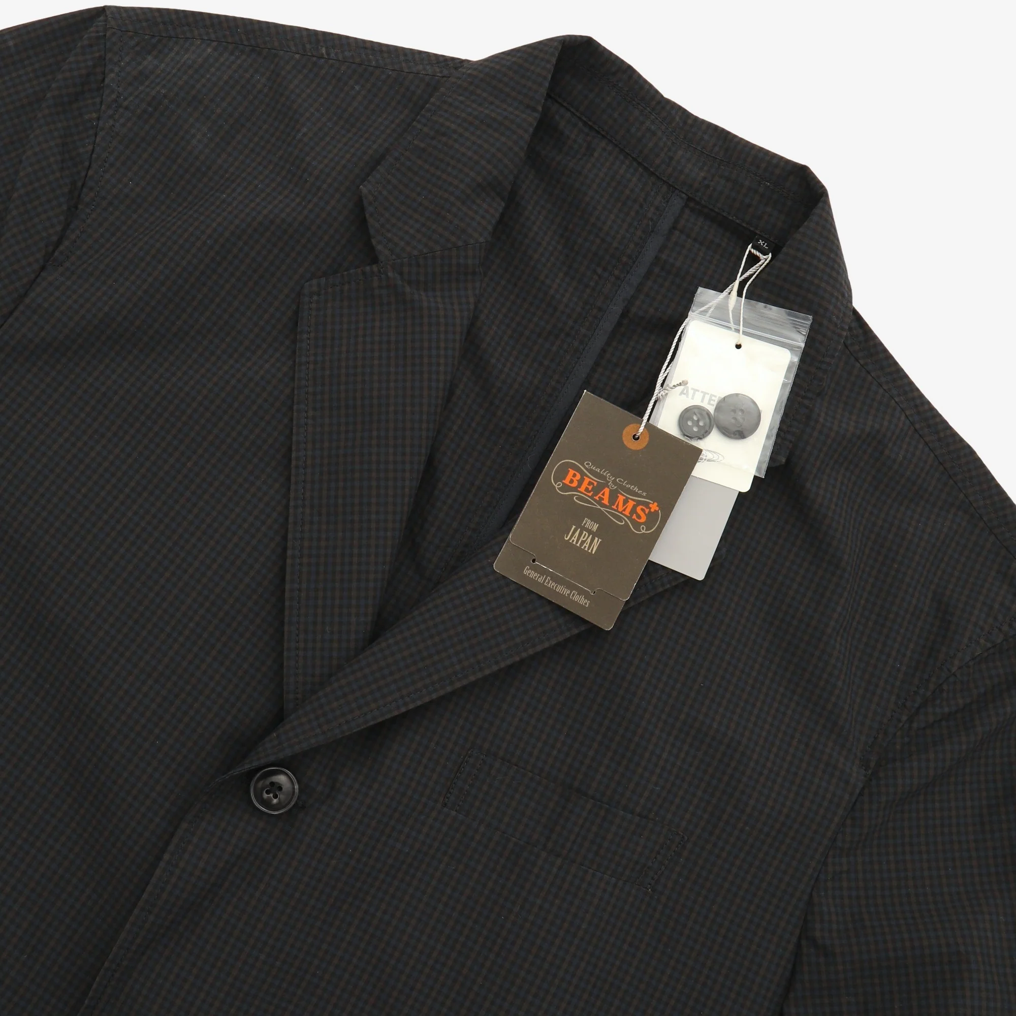 Canoe Club Check Lightweight Blazer - Image 3