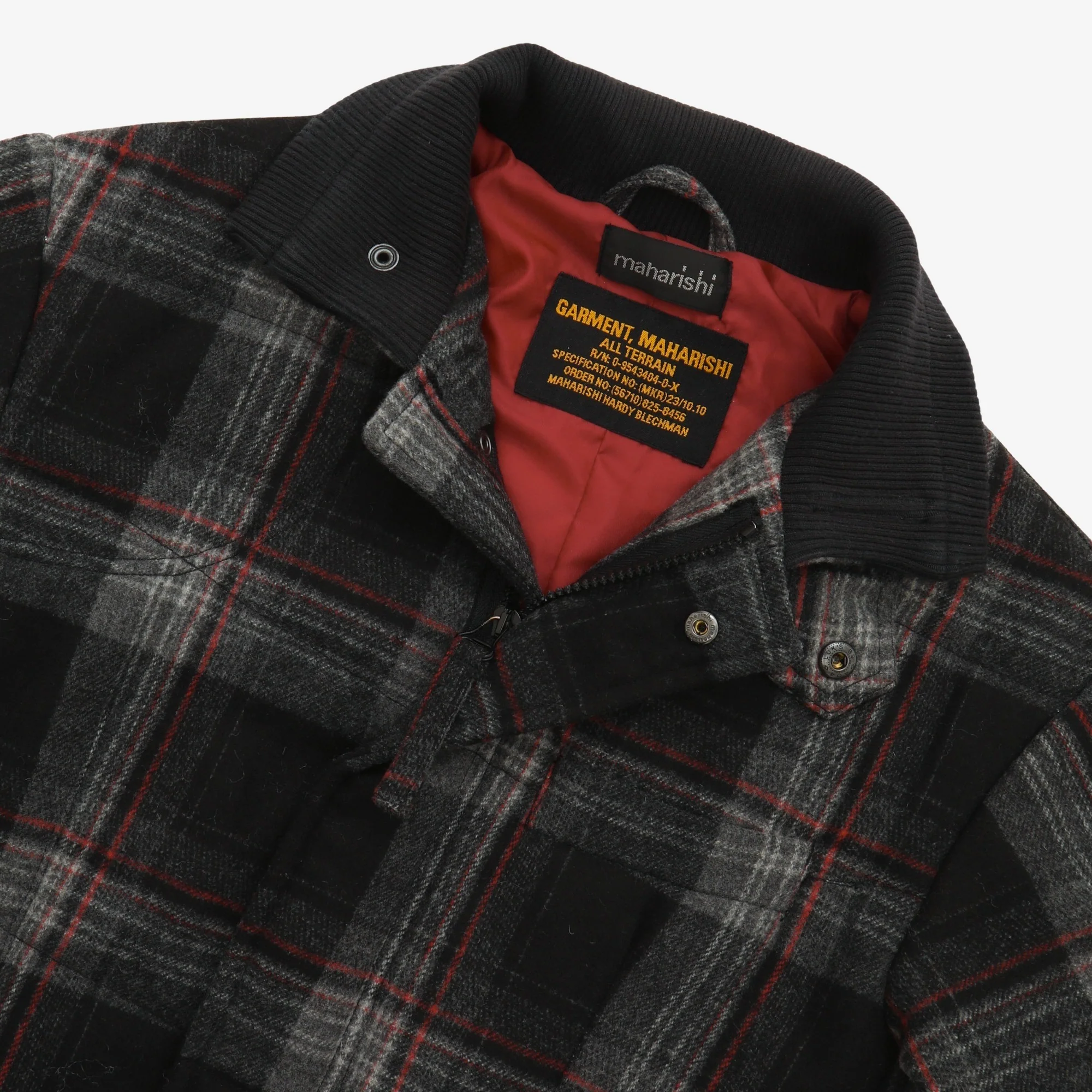 Check Padded Jacket - Image 3