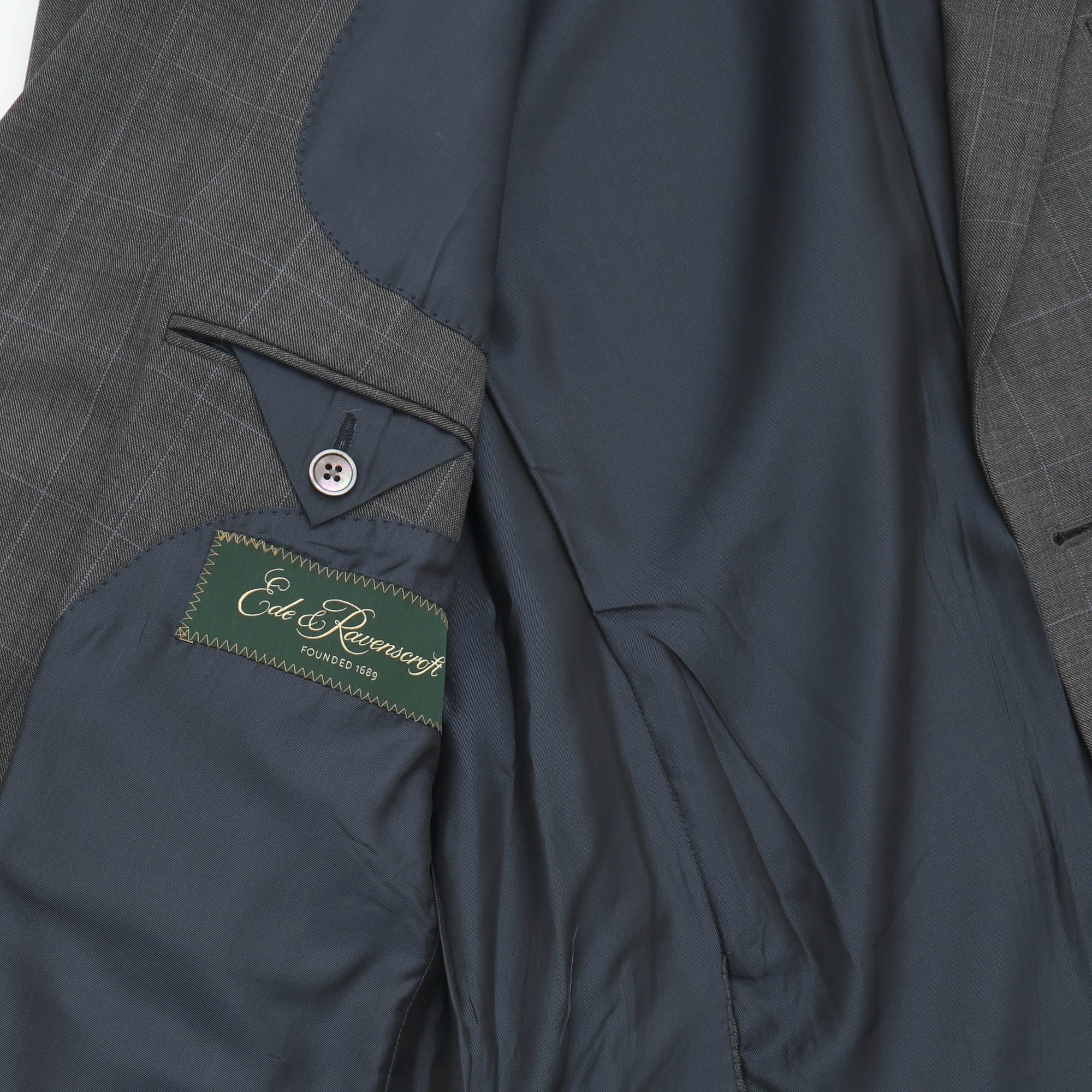 Check Wool Suit - Image 4