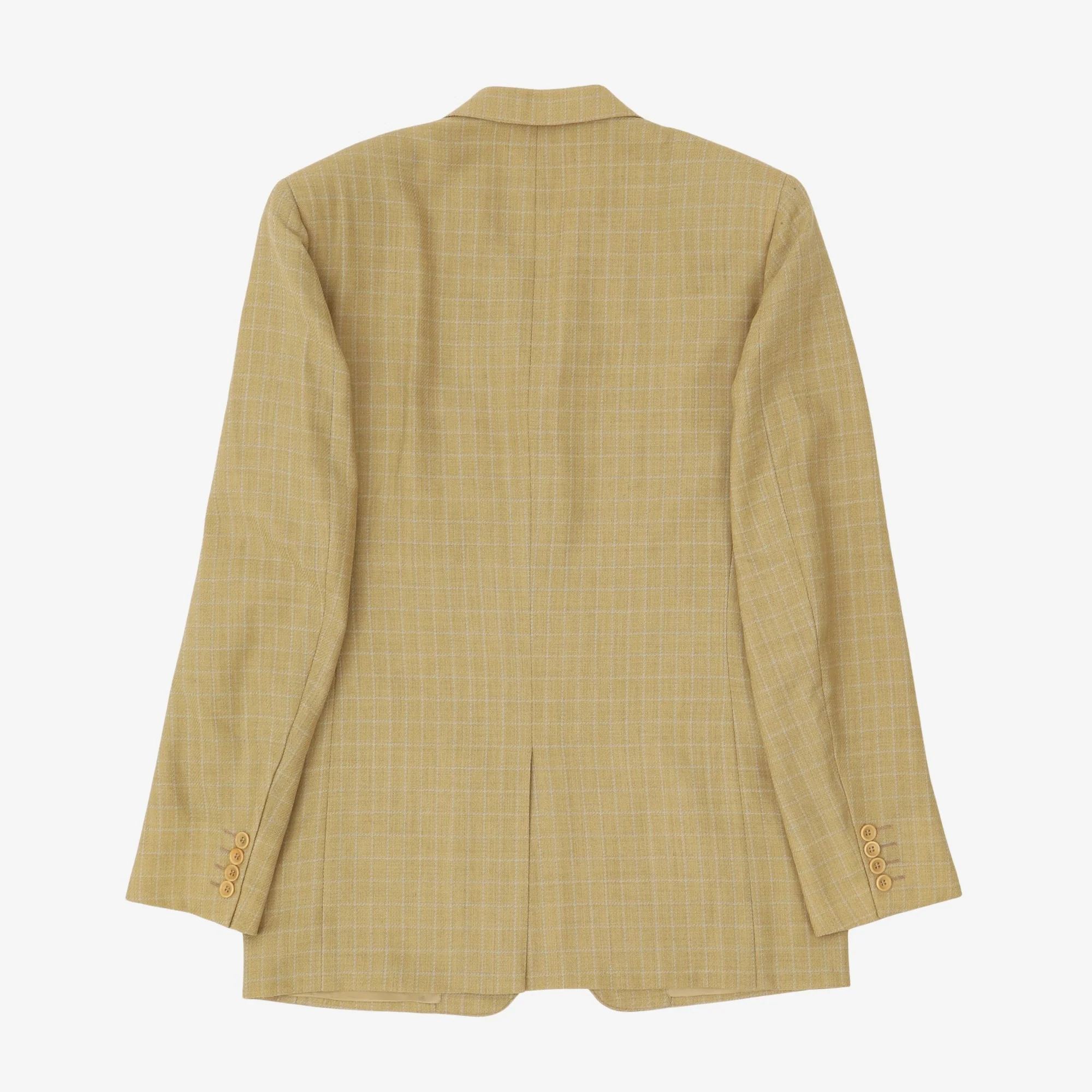 Wool Check Blazer - Image 2