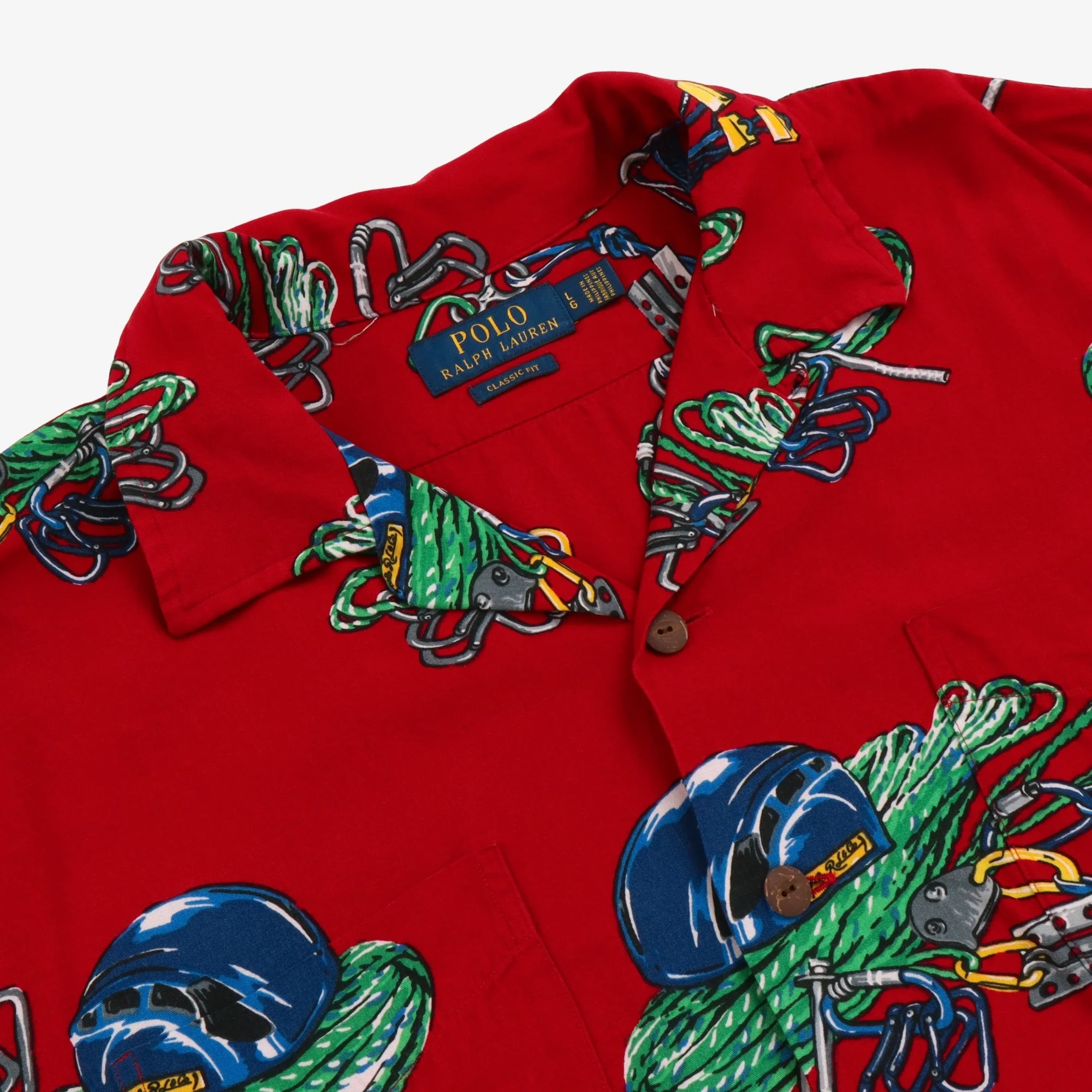 Climbing Print Camp Shirt SS - Image 3