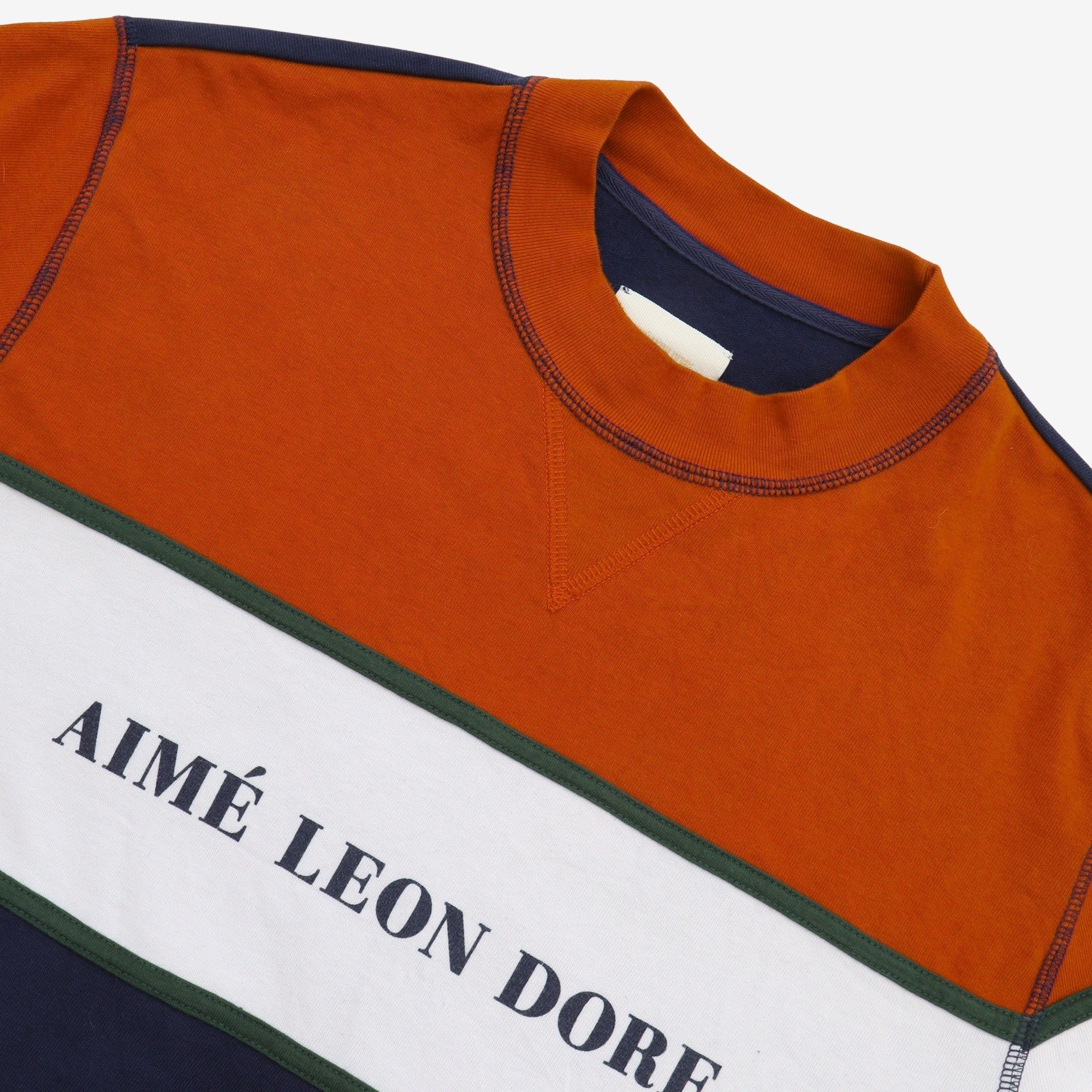 Colourblock Mock Neck Sweatshirt - Image 3