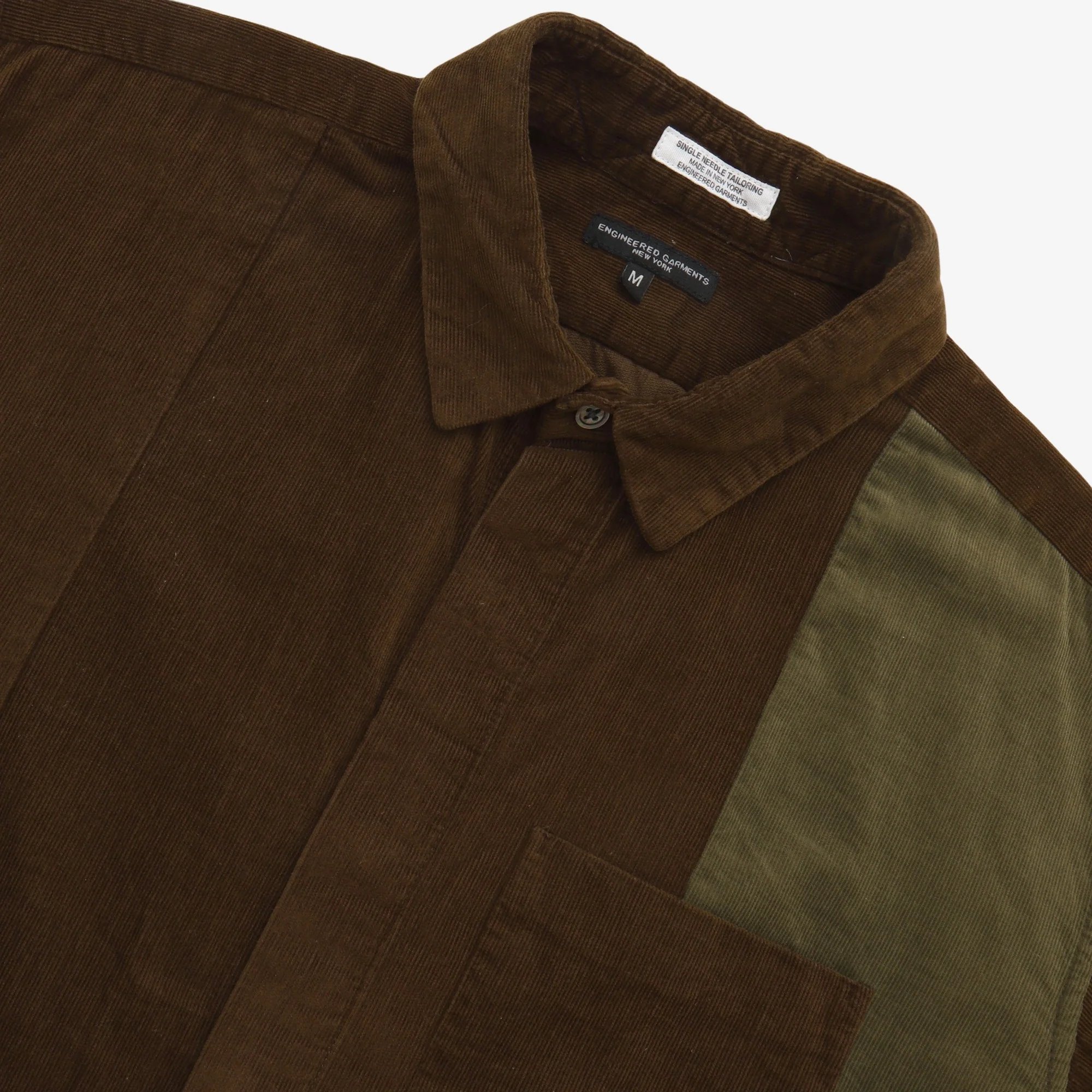 Cord Patchwork Shirt - Image 3