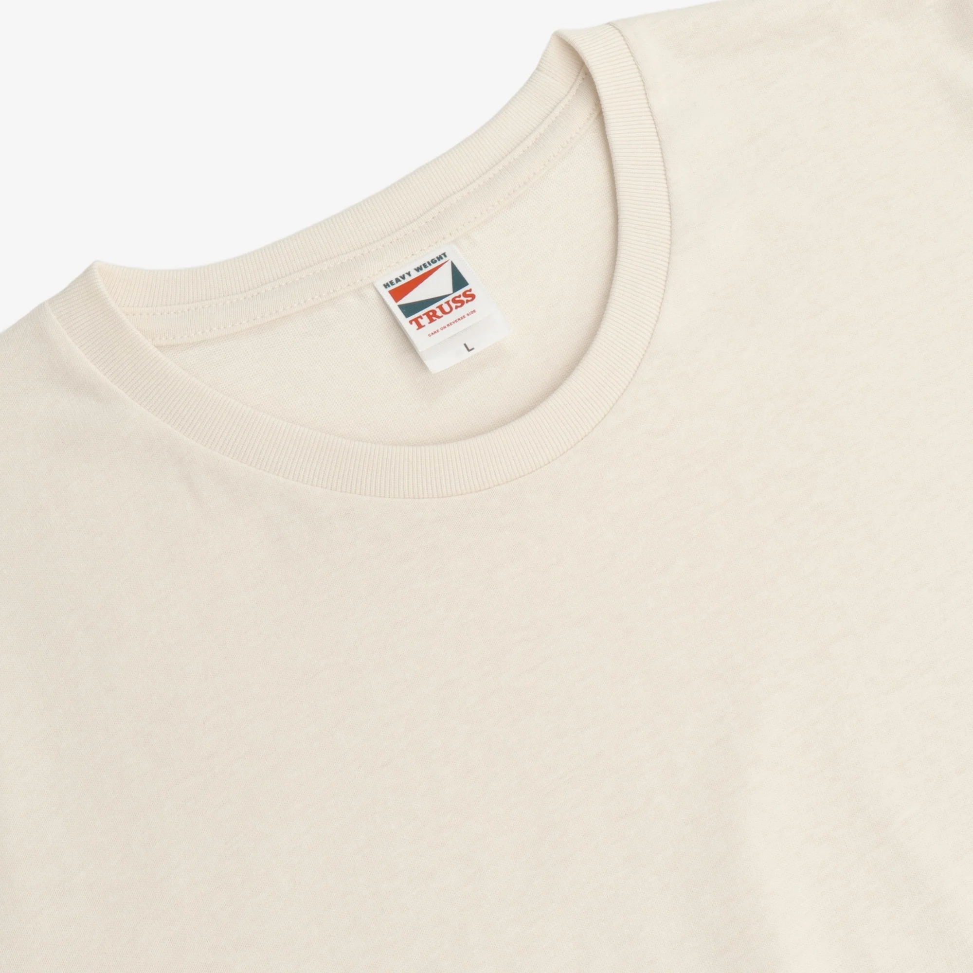 Cotton T-Shirt - Ecru - Image 3