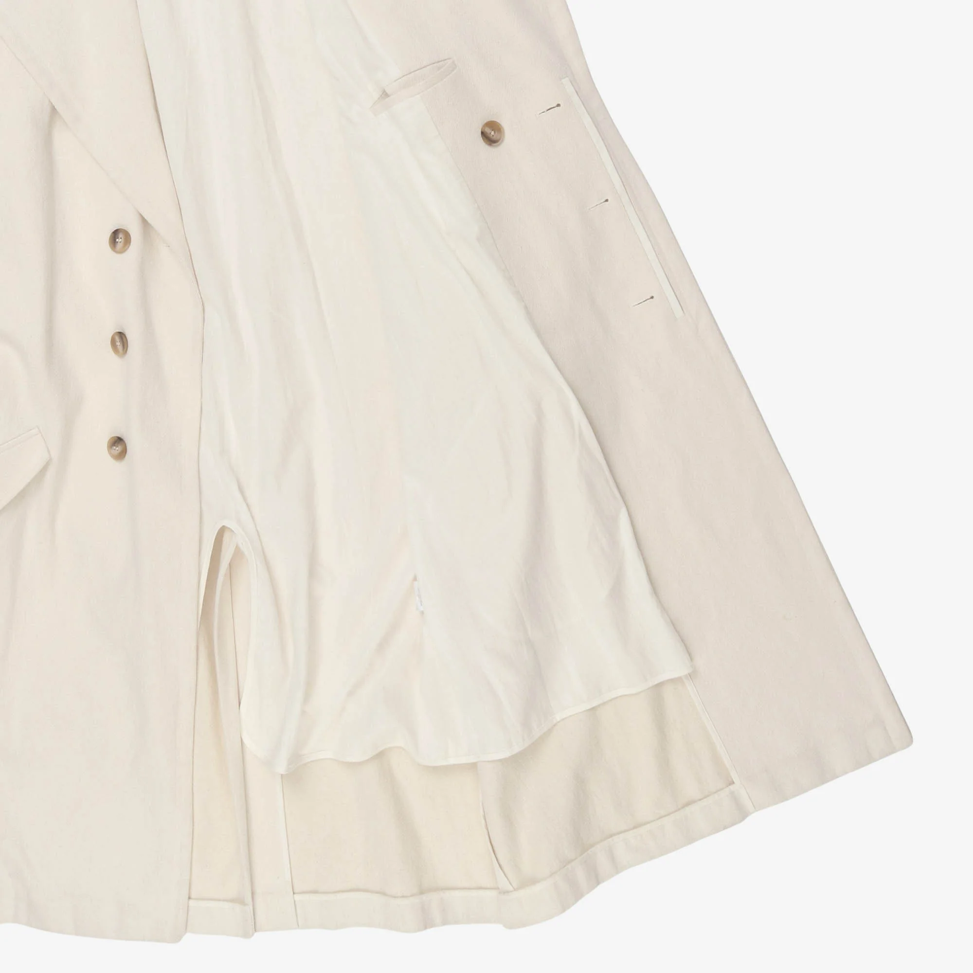 Cotton Twill Trench Coat - Image 4