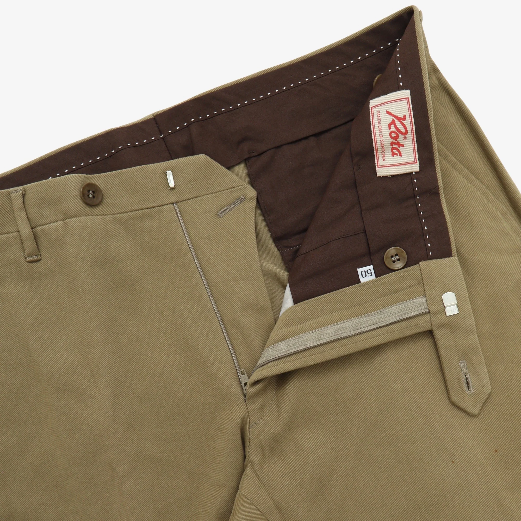 Cotton Twill Trousers - Image 3